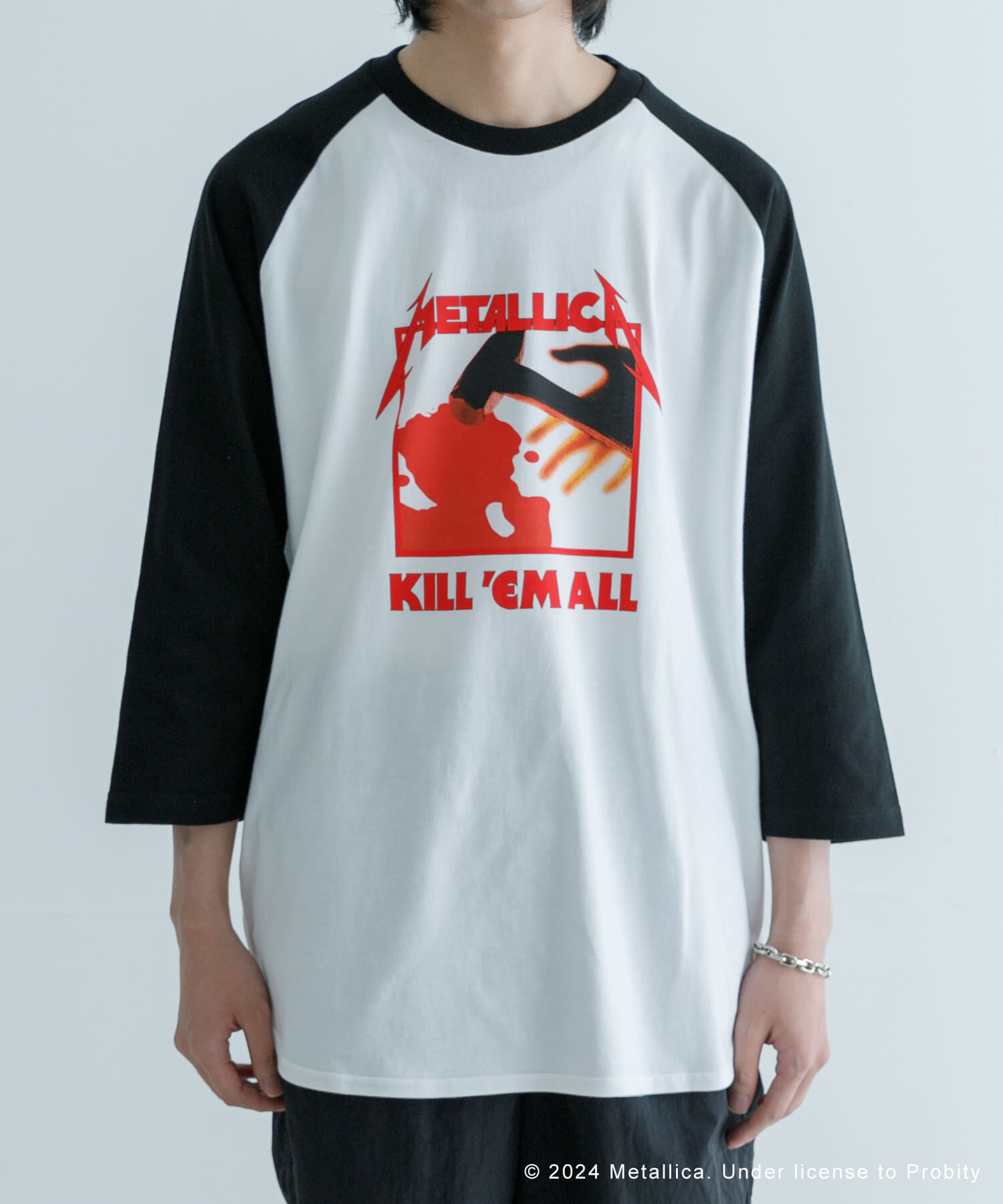URBAN RESEARCH「URBAN RESEARCH iD　METALLICA RAGLAN T-SHIRTS」|Tシャツ・カットソー|