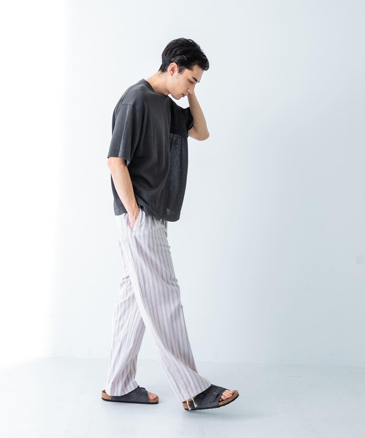 URBAN RESEARCH「『別注』crepuscule&times;UR　Washi Knit Short-Sleeve T-shirts」|ニット・セーター|
