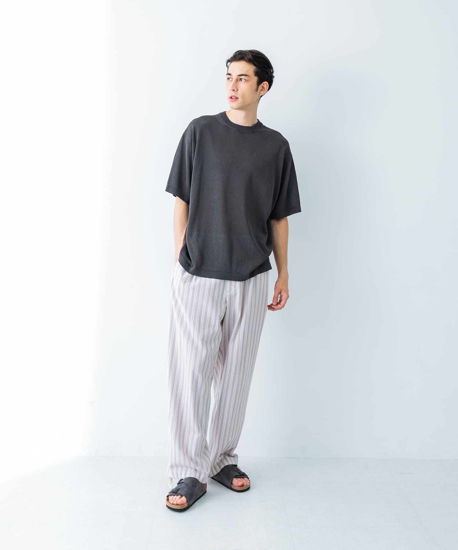 URBAN RESEARCH「『別注』crepuscule&times;UR　Washi Knit Short-Sleeve T-shirts」|ニット・セーター|