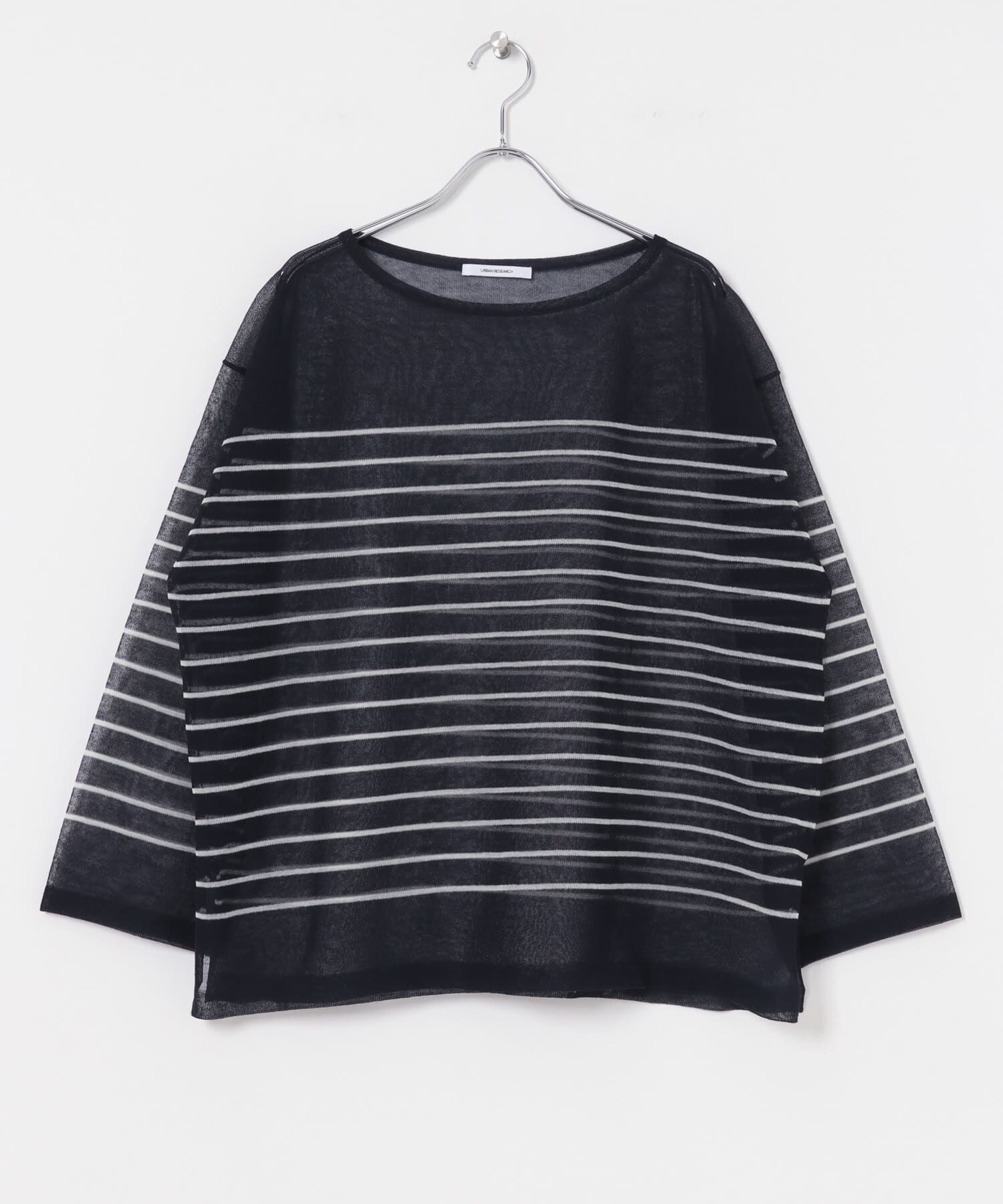 URBAN RESEARCH「ボートネックシアーニット」|ニット・セーター|