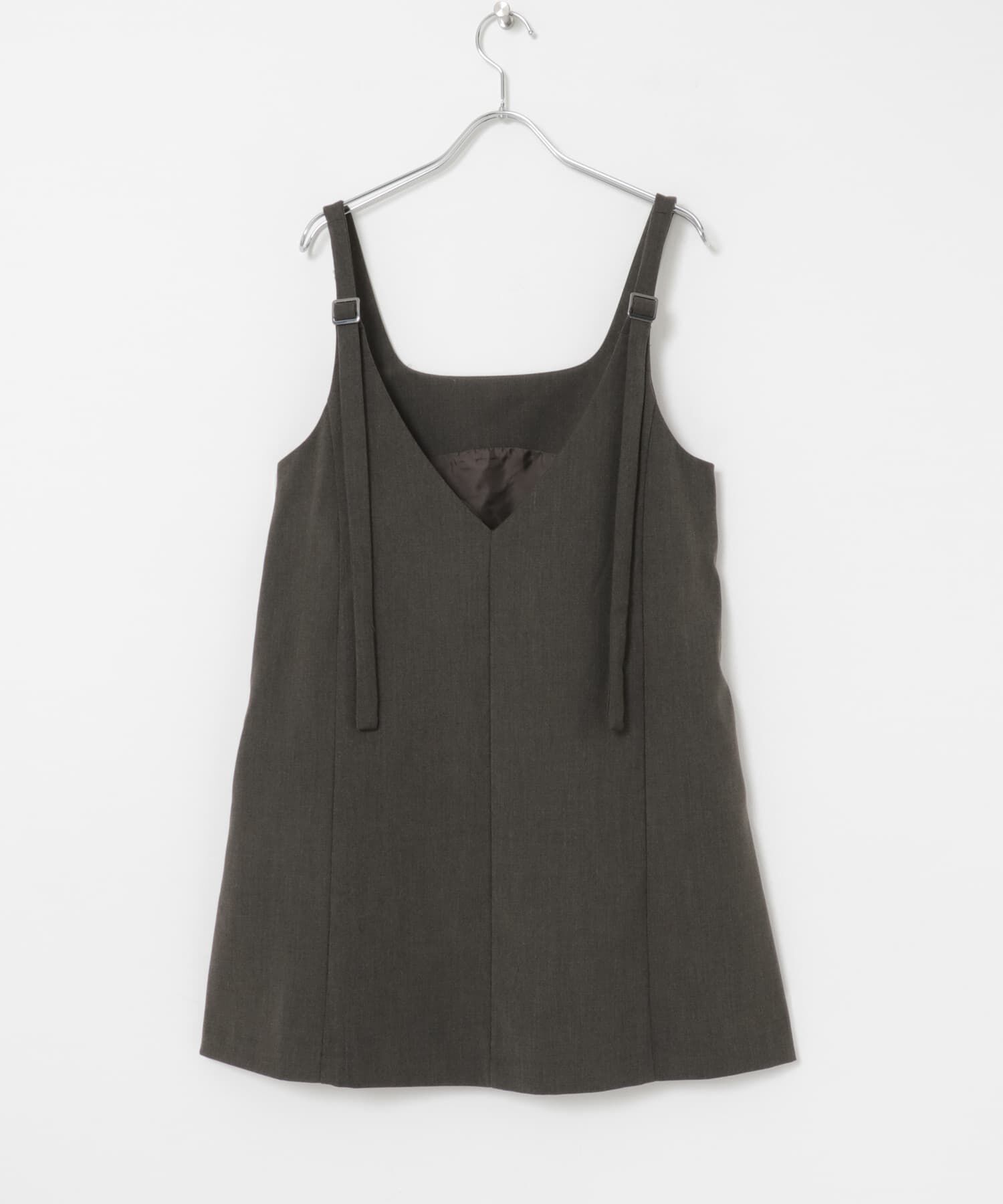 URBAN RESEARCH「スクエアネックミニジャンパーワンピース」|ワンピース|