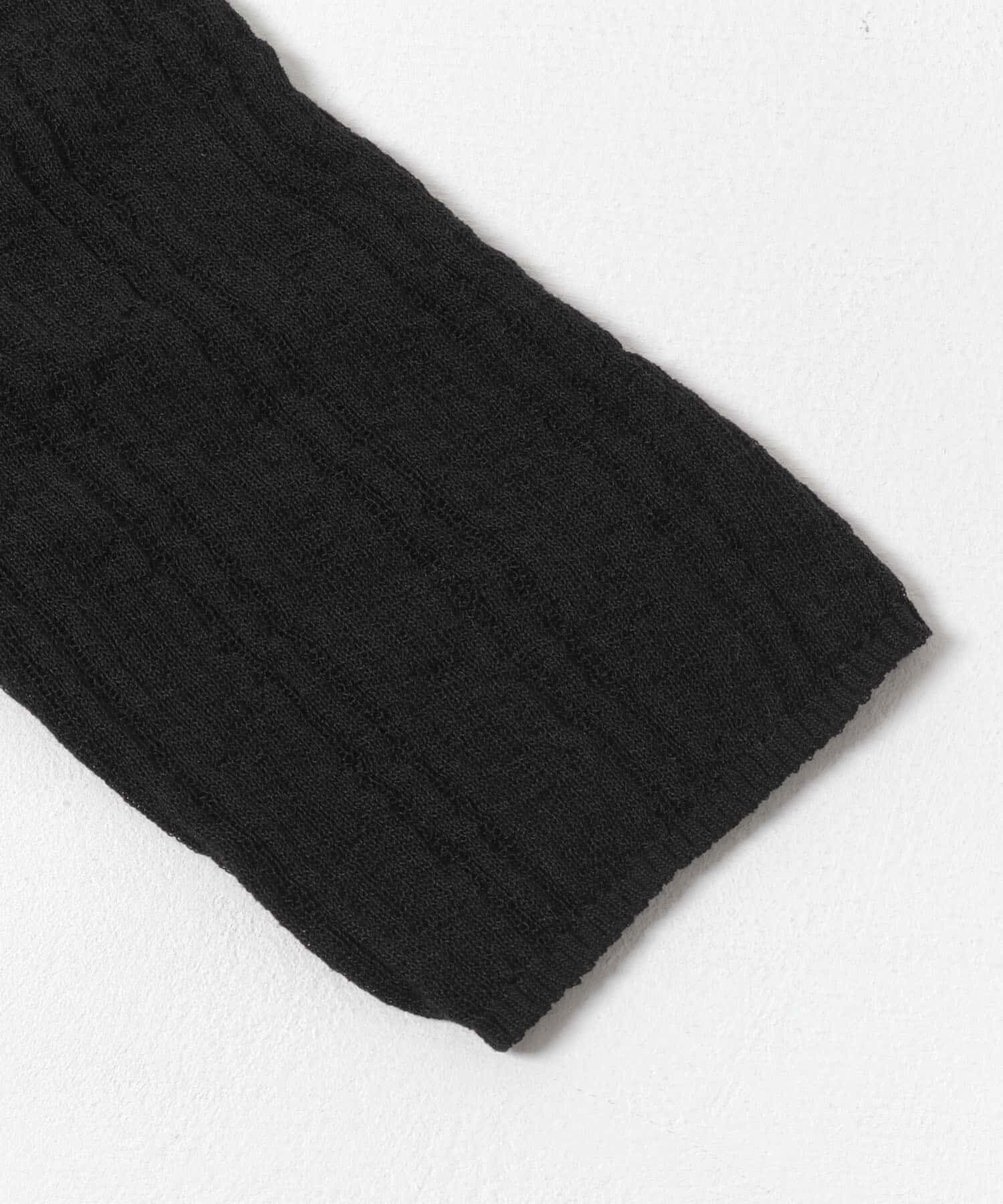 URBAN RESEARCH ROSSO「F by ROSSO　シアーリブ5分袖ニット」|ニット・セーター|