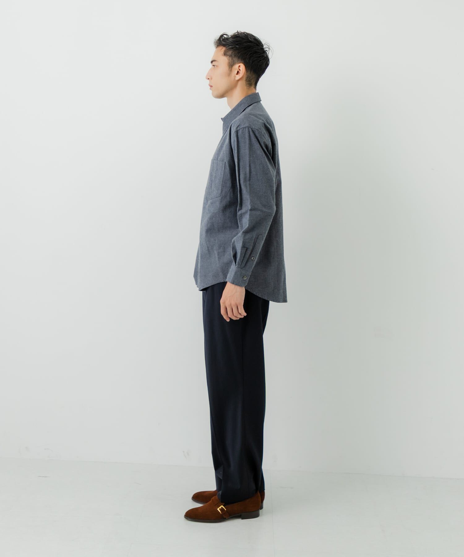 URBAN RESEARCH「『UR TECH』Brushed Cotton Shirts」|シャツ・ブラウス|
