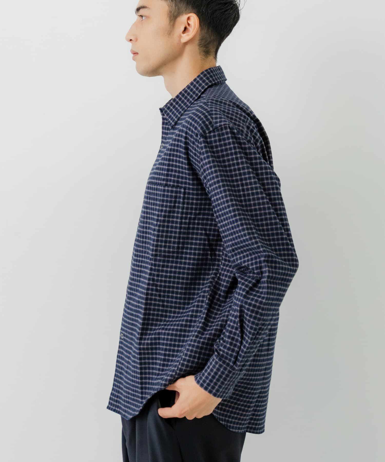 URBAN RESEARCH「『UR TECH』Brushed Cotton Shirts」|シャツ・ブラウス|