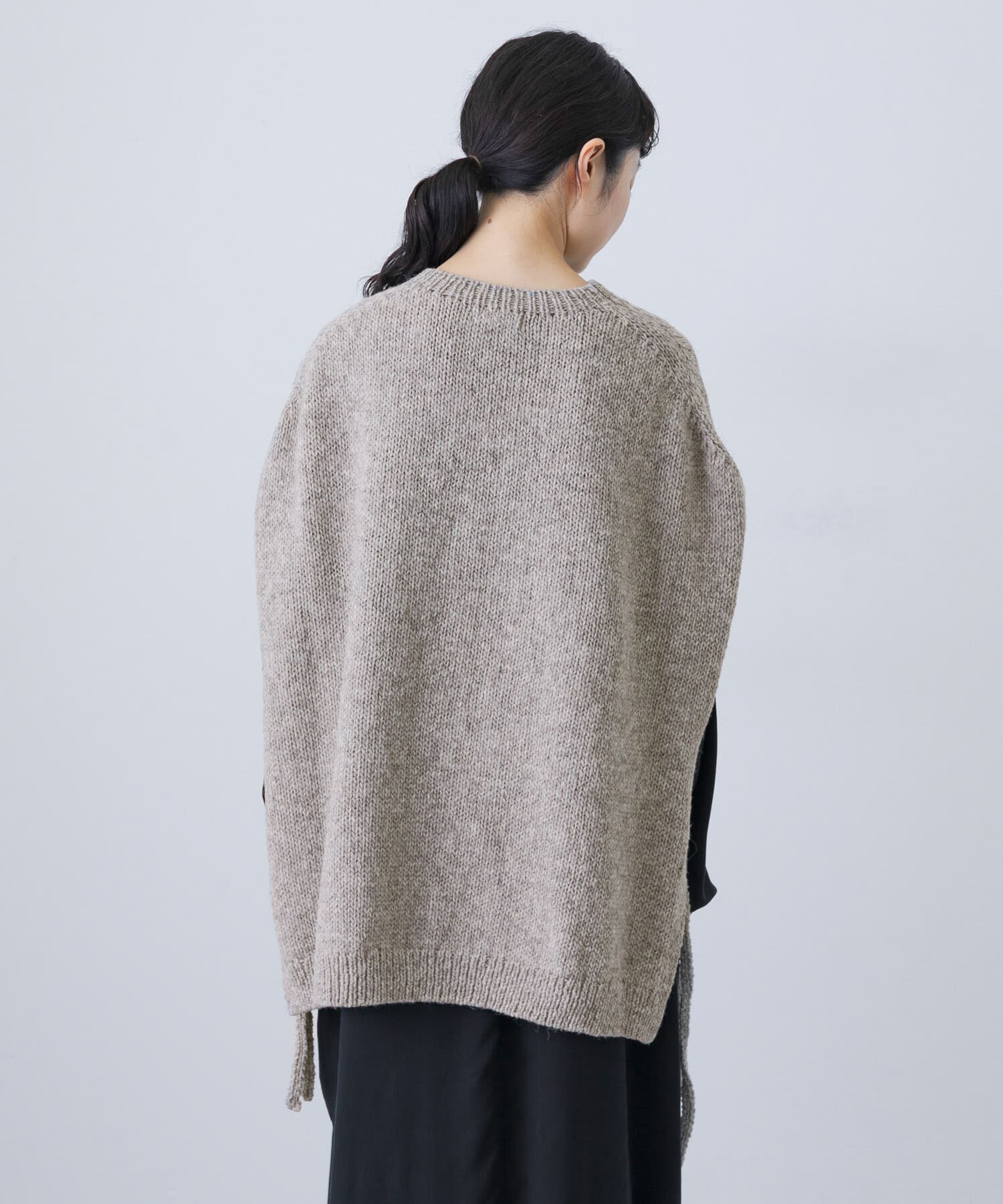 かぐれ「ペルーワイドニットベスト」|ニット・セーター|