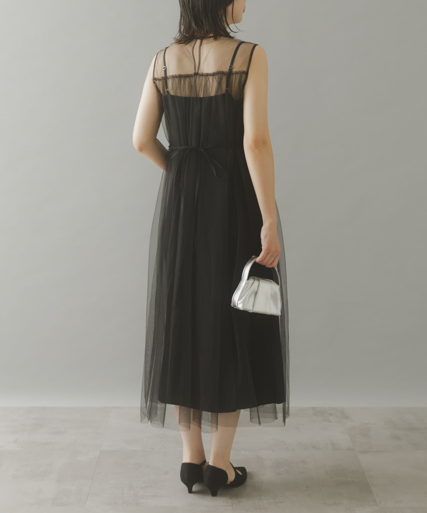 URBAN RESEARCH ROSSO「ベストセットチュールドレス」|ワンピース|