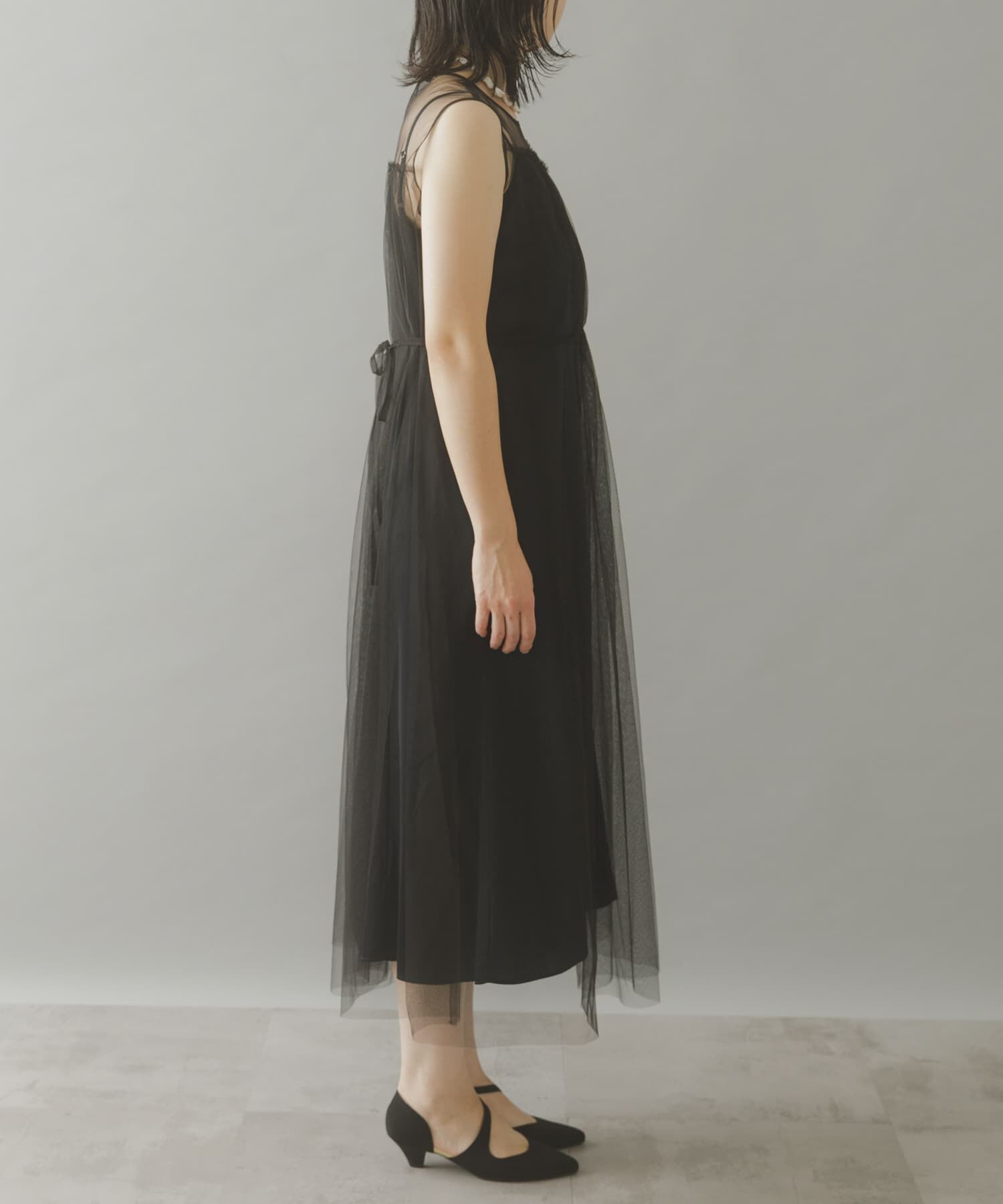 URBAN RESEARCH ROSSO「ベストセットチュールドレス」|ワンピース|