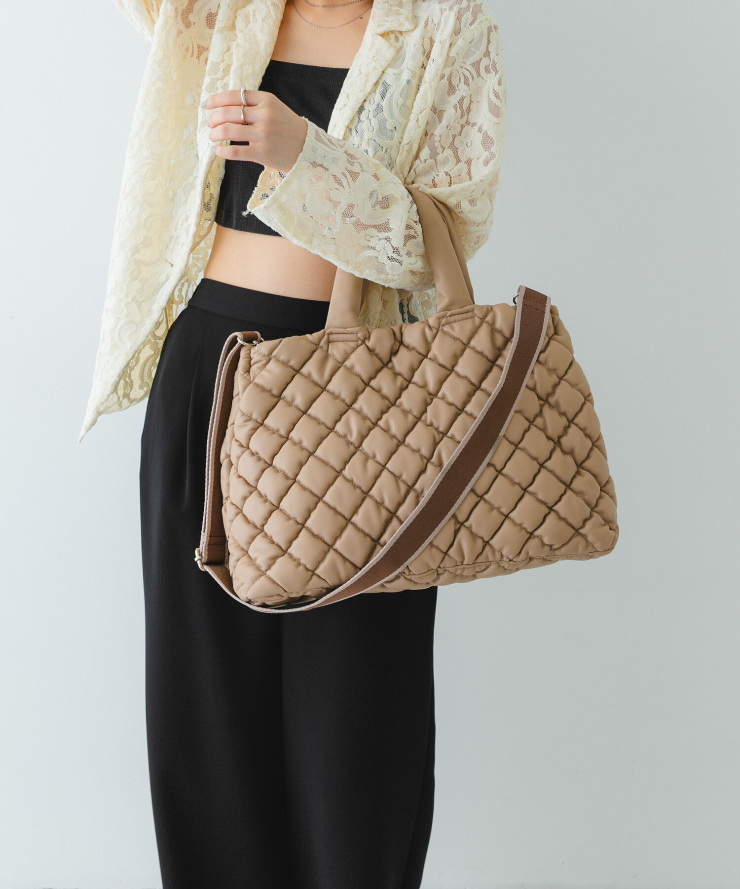 RODE SKO「テープショルダーキルティングバッグ」|ショルダー・メッセンジャー|