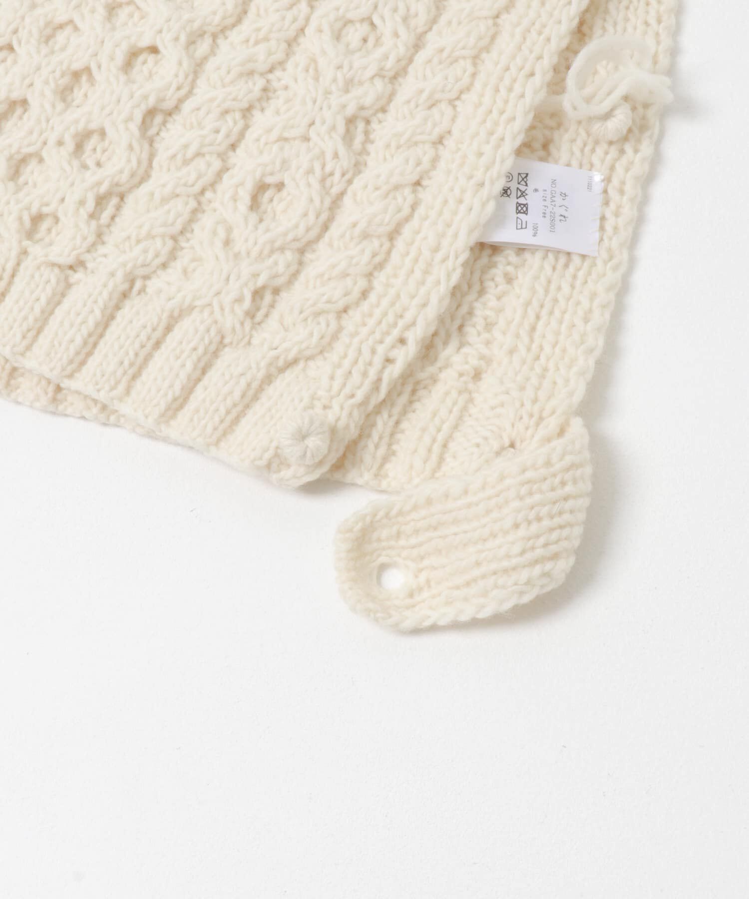 かぐれ「ペルータートルショートベスト」|ニット・セーター|