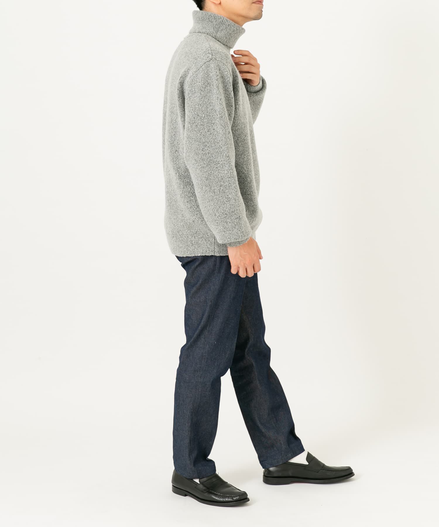 URBAN RESEARCH ROSSO「ブークレストレッチタートルニット」|ニット・セーター|