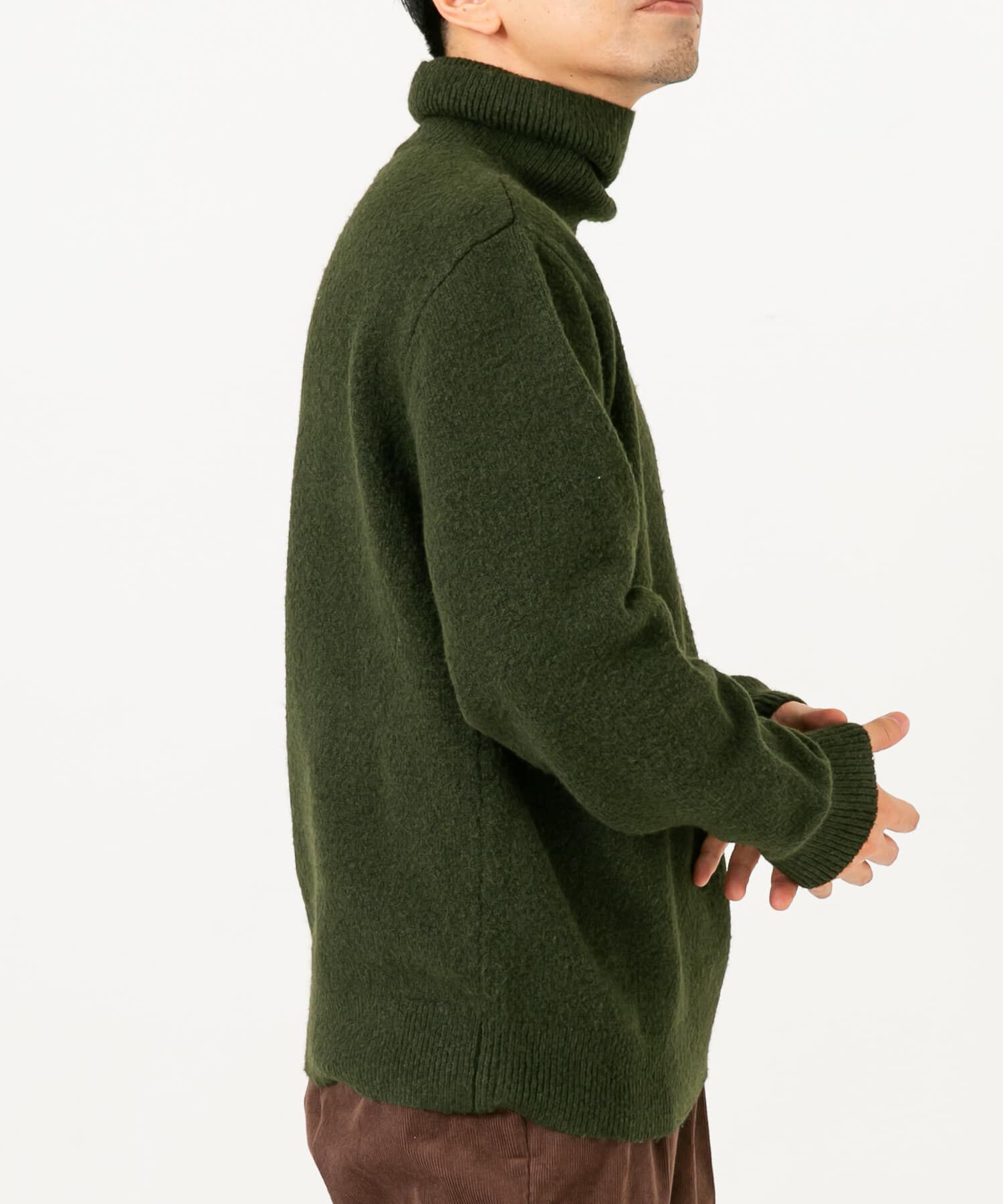 URBAN RESEARCH ROSSO「ブークレストレッチタートルニット」|ニット・セーター|