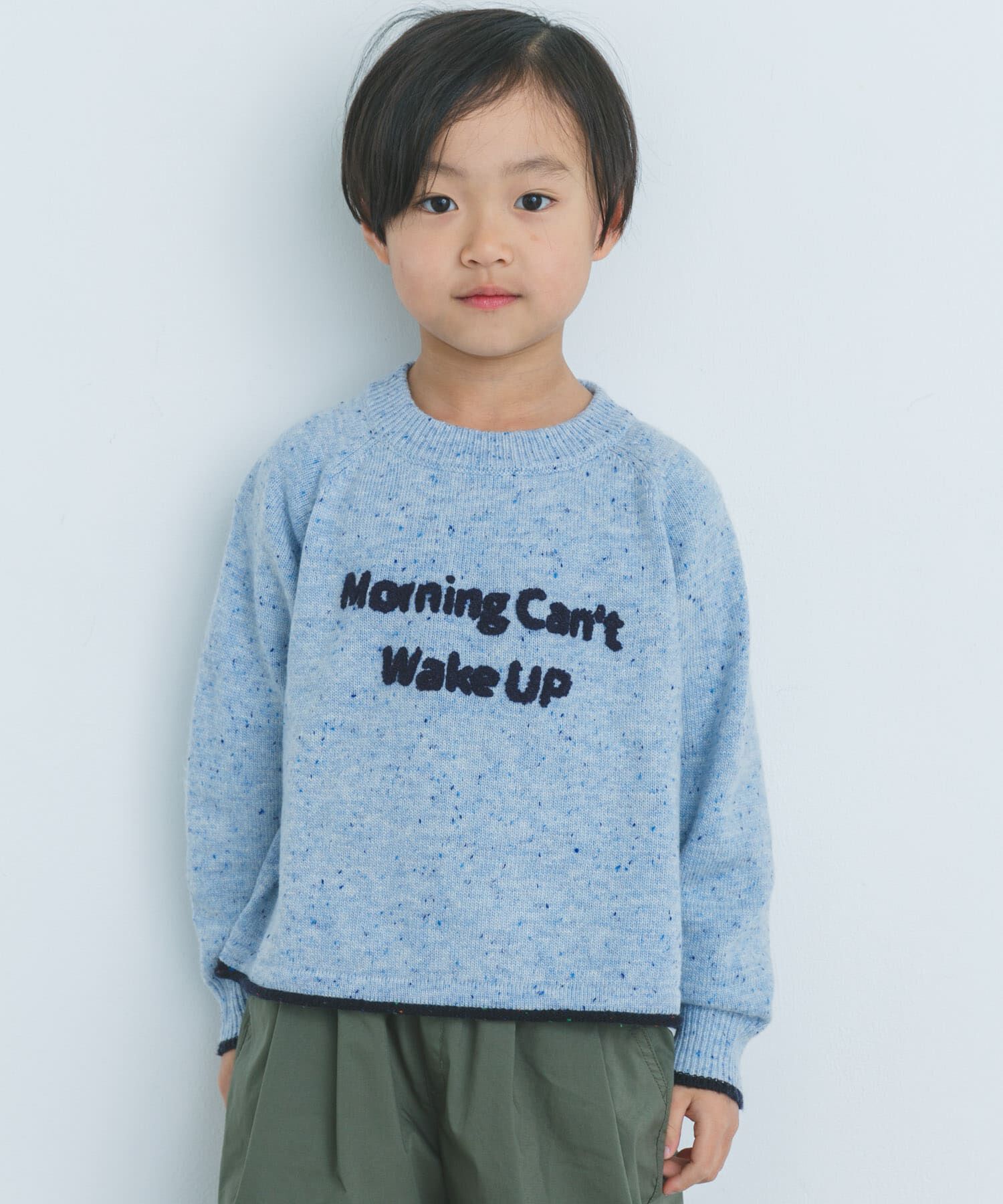 URBAN RESEARCH DOORS「サガラ刺繍ロゴニット(KIDS)」|ニット・セーター|