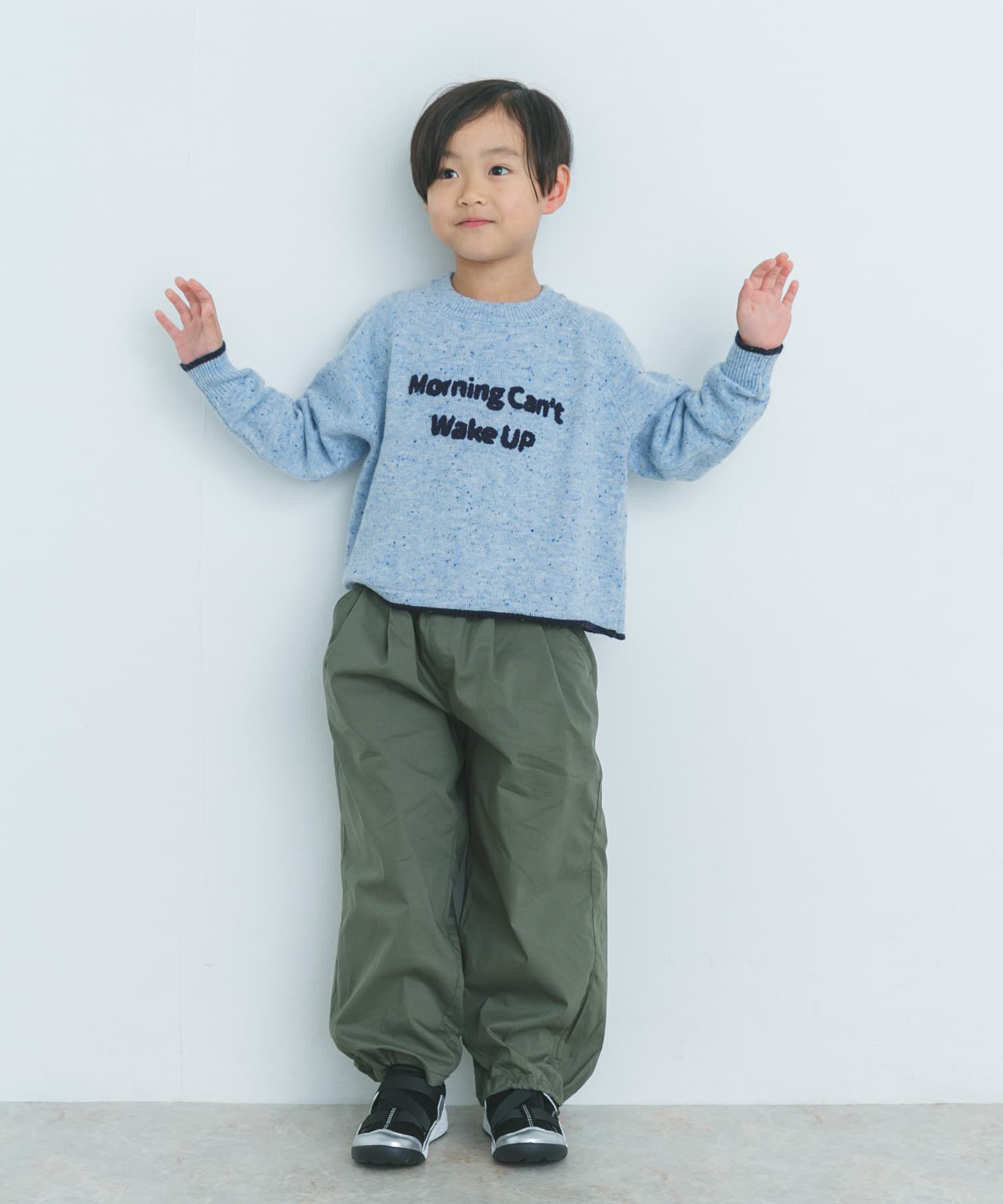 URBAN RESEARCH DOORS「サガラ刺繍ロゴニット(KIDS)」|ニット・セーター|