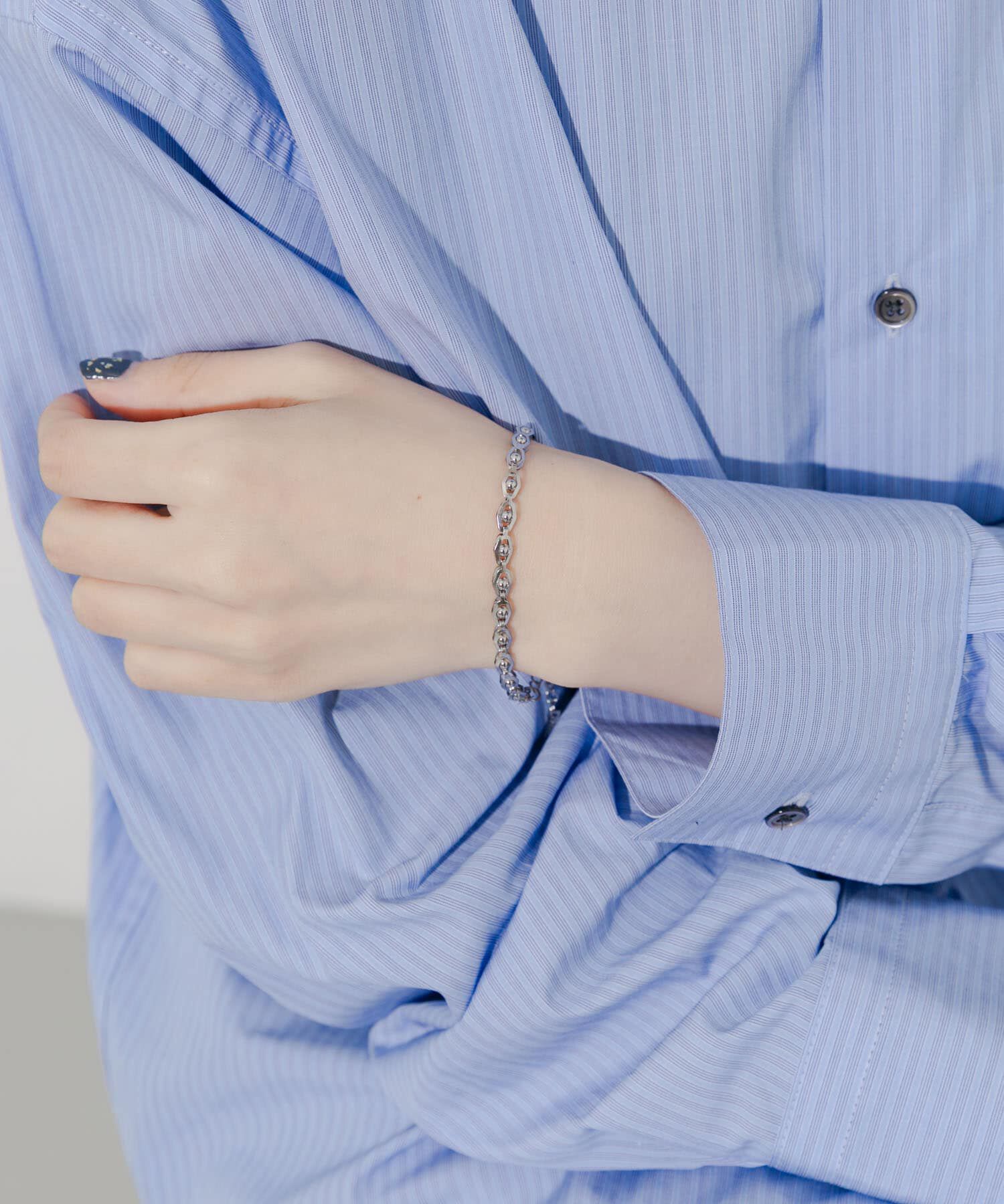 SMELLY「ステンレスボールリンクチェーンブレスレット」|ブレスレット・バングル|