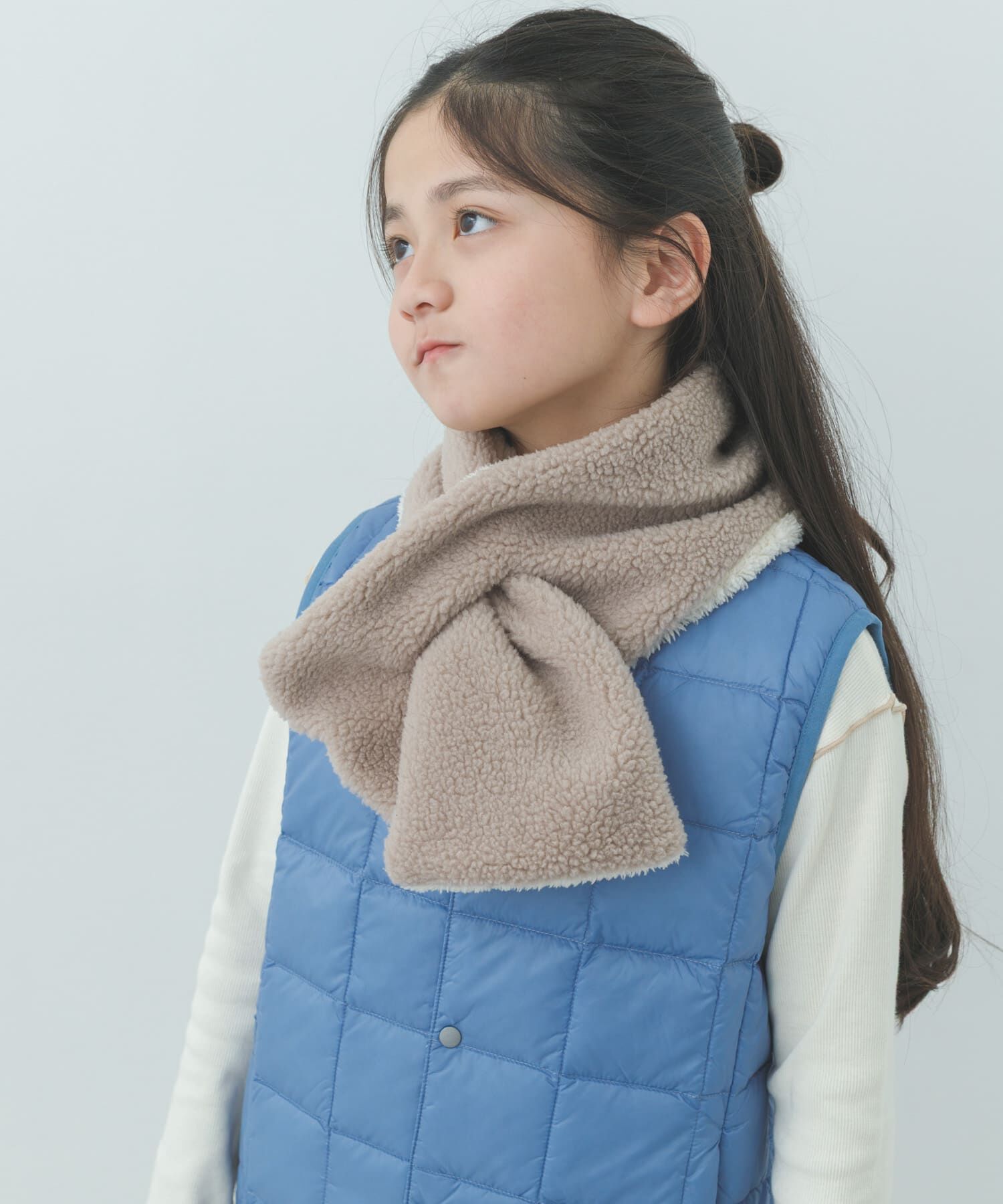 URBAN RESEARCH DOORS「ボアリバーシブルマフラー(KIDS)」|その他|グレー系その他