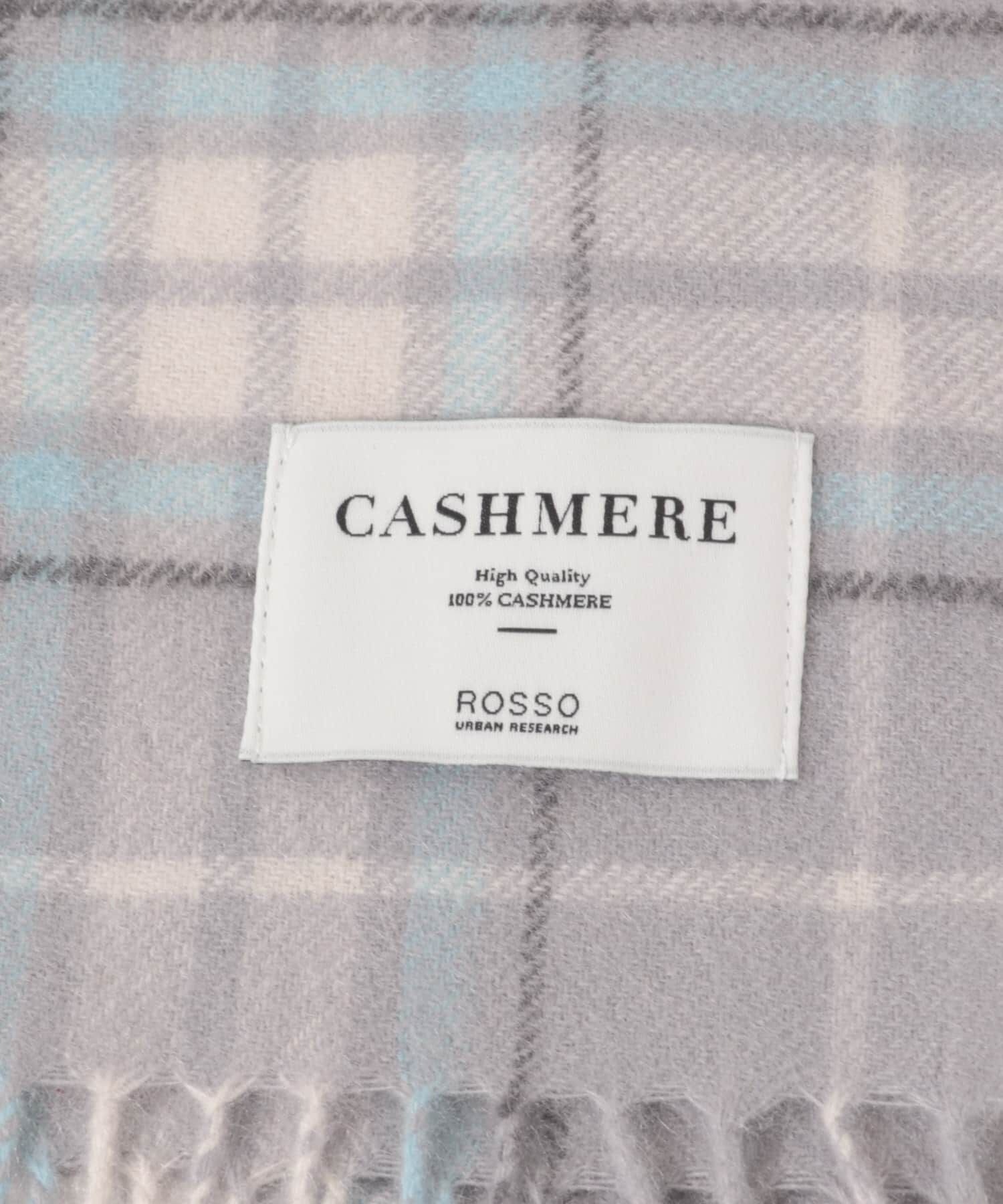 URBAN RESEARCH ROSSO「カシミヤチェックマフラー」|マフラー|