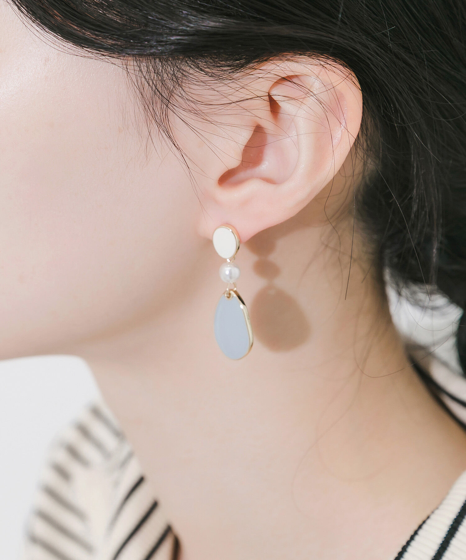 SMELLY「カラープレートピアス」|ピアス|