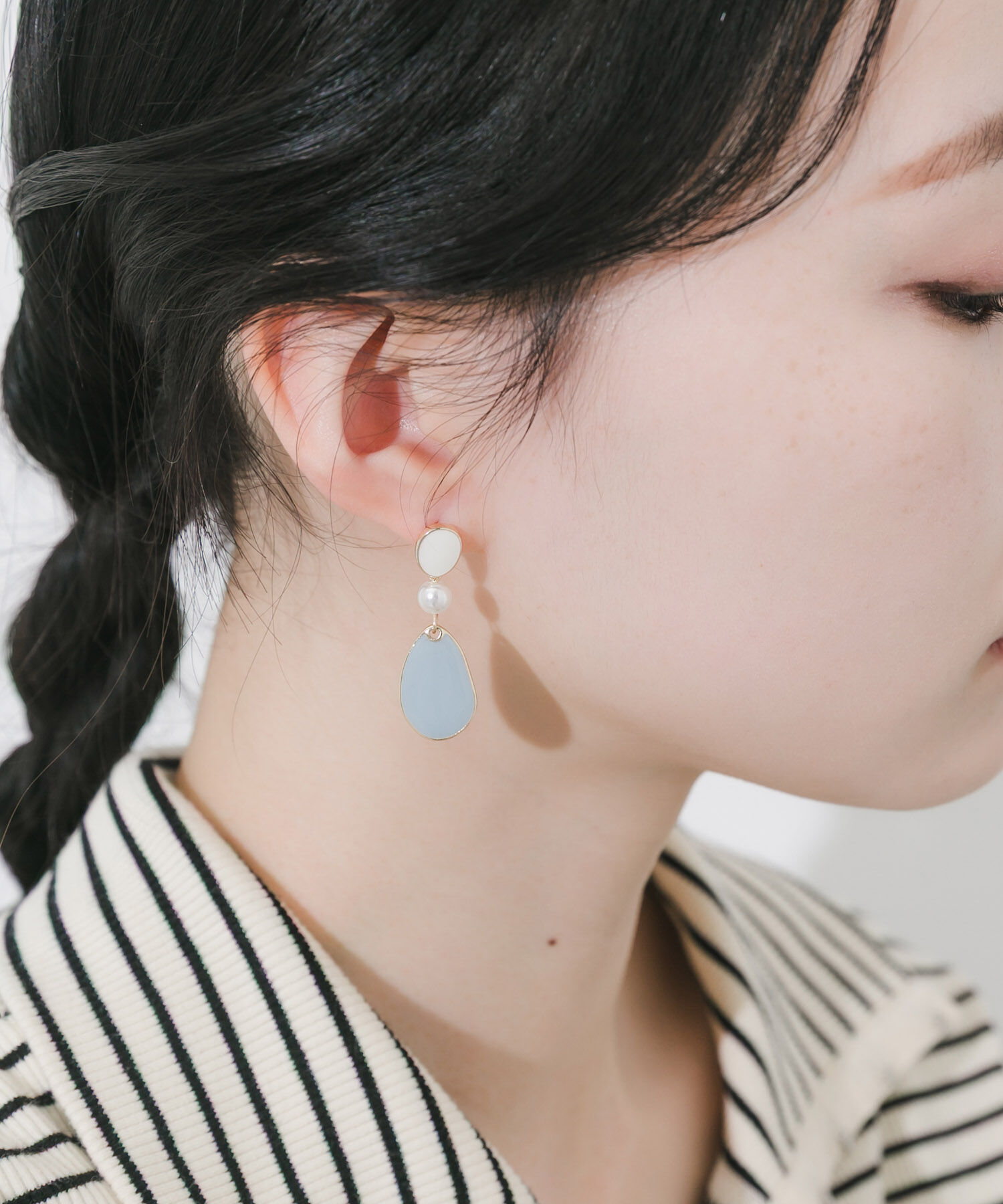 SMELLY「カラープレートピアス」|ピアス|