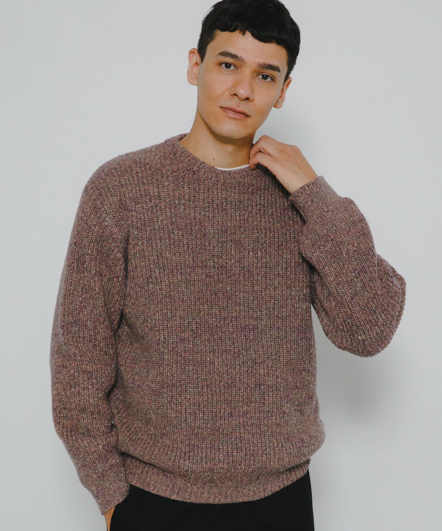 Sonny Label 「ミックスカラーニットプルオーバー」|ニット・セーター|ピンク系その他