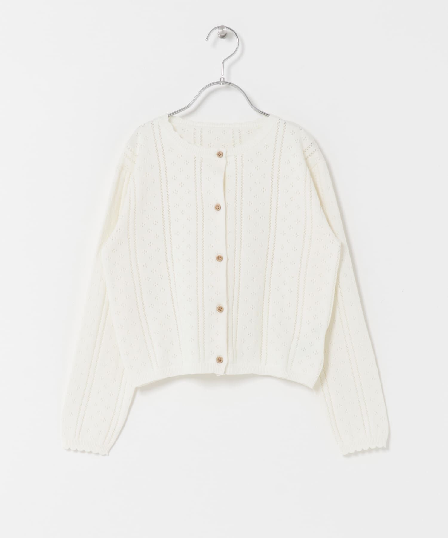 URBAN RESEARCH DOORS「透かし編みカーディガン(KIDS)」|ニット・セーター|