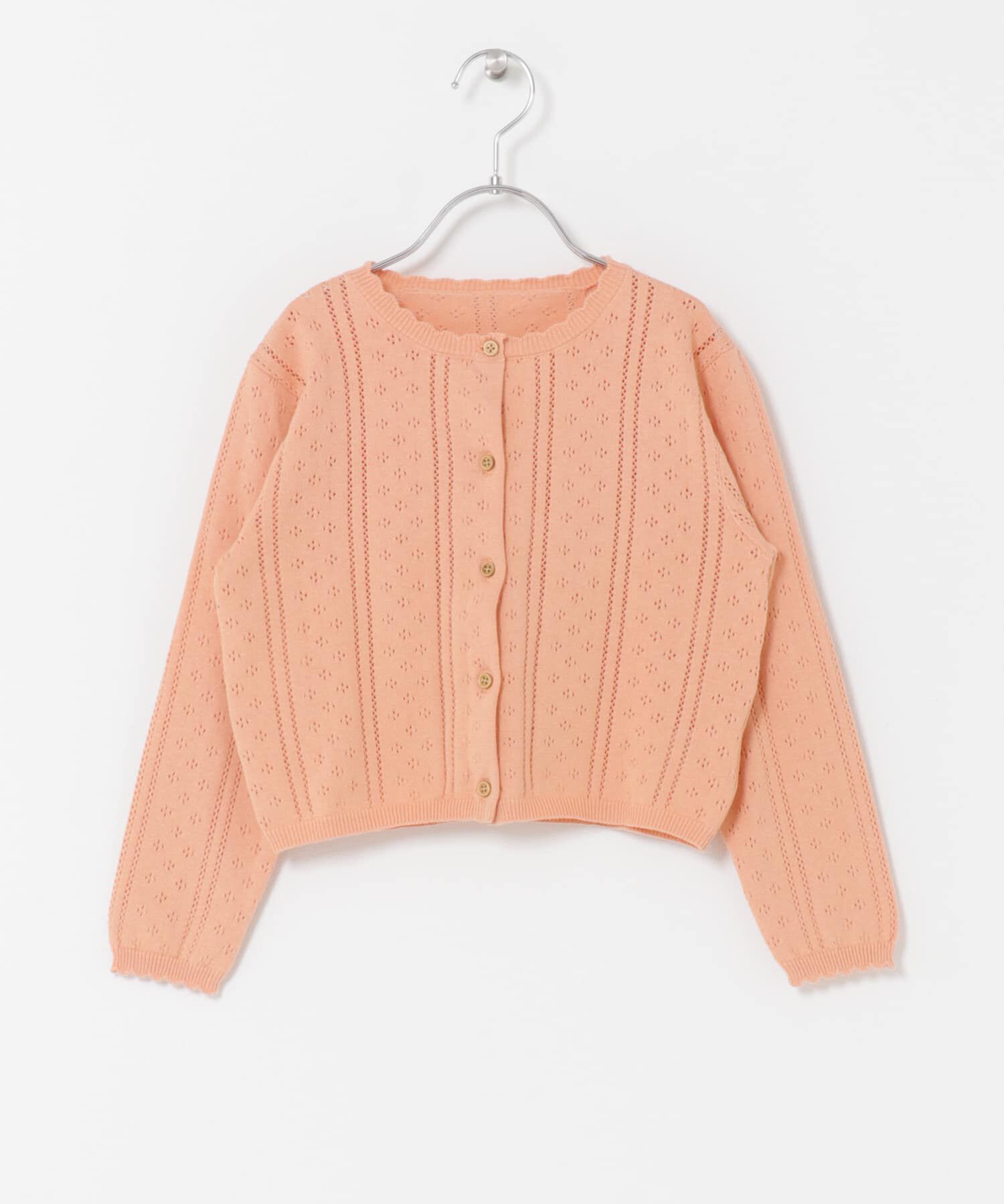 URBAN RESEARCH DOORS「透かし編みカーディガン(KIDS)」|ニット・セーター|