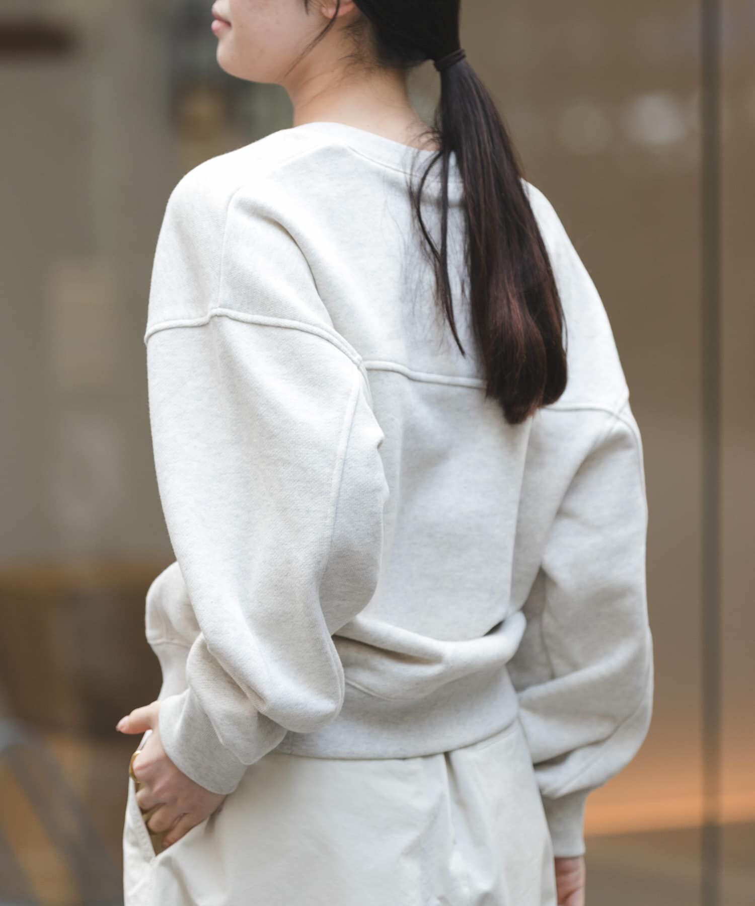 URBAN RESEARCH DOORS「FORK&SPOON　コクーンスウェット」|スウェット・ジャージ|