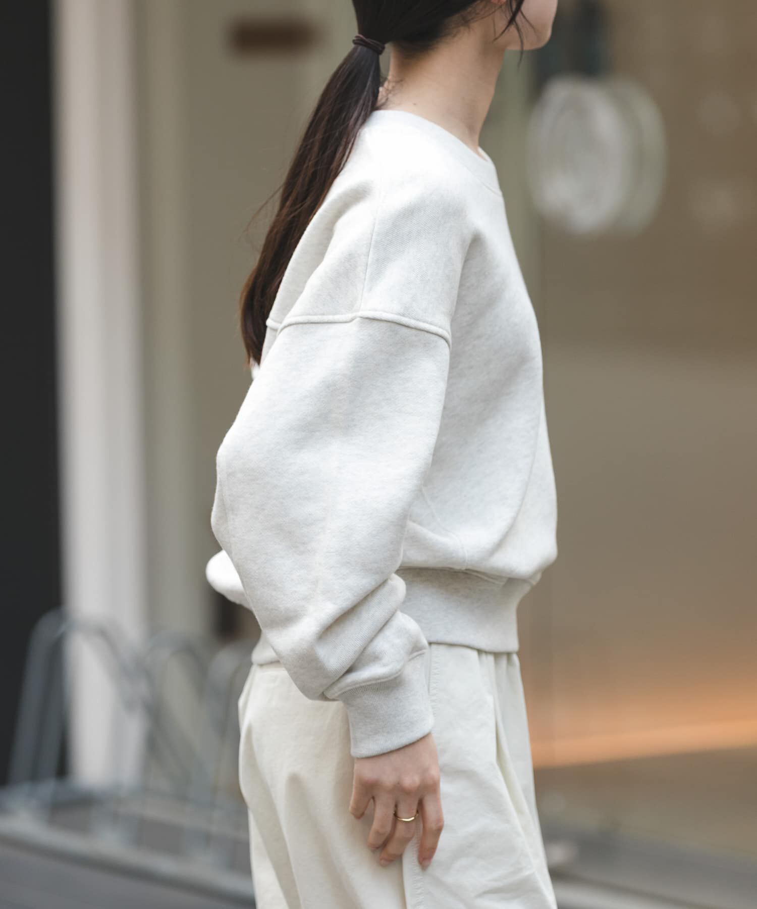 URBAN RESEARCH DOORS「FORK&SPOON　コクーンスウェット」|スウェット・ジャージ|