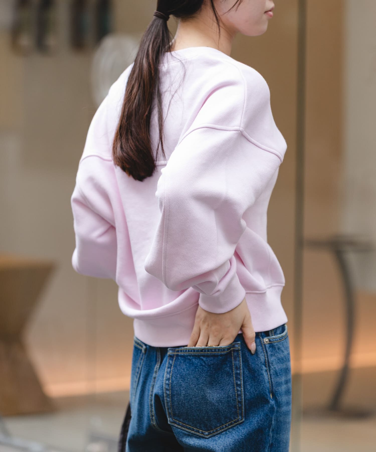 URBAN RESEARCH DOORS「FORK&SPOON　コクーンスウェット」|スウェット・ジャージ|