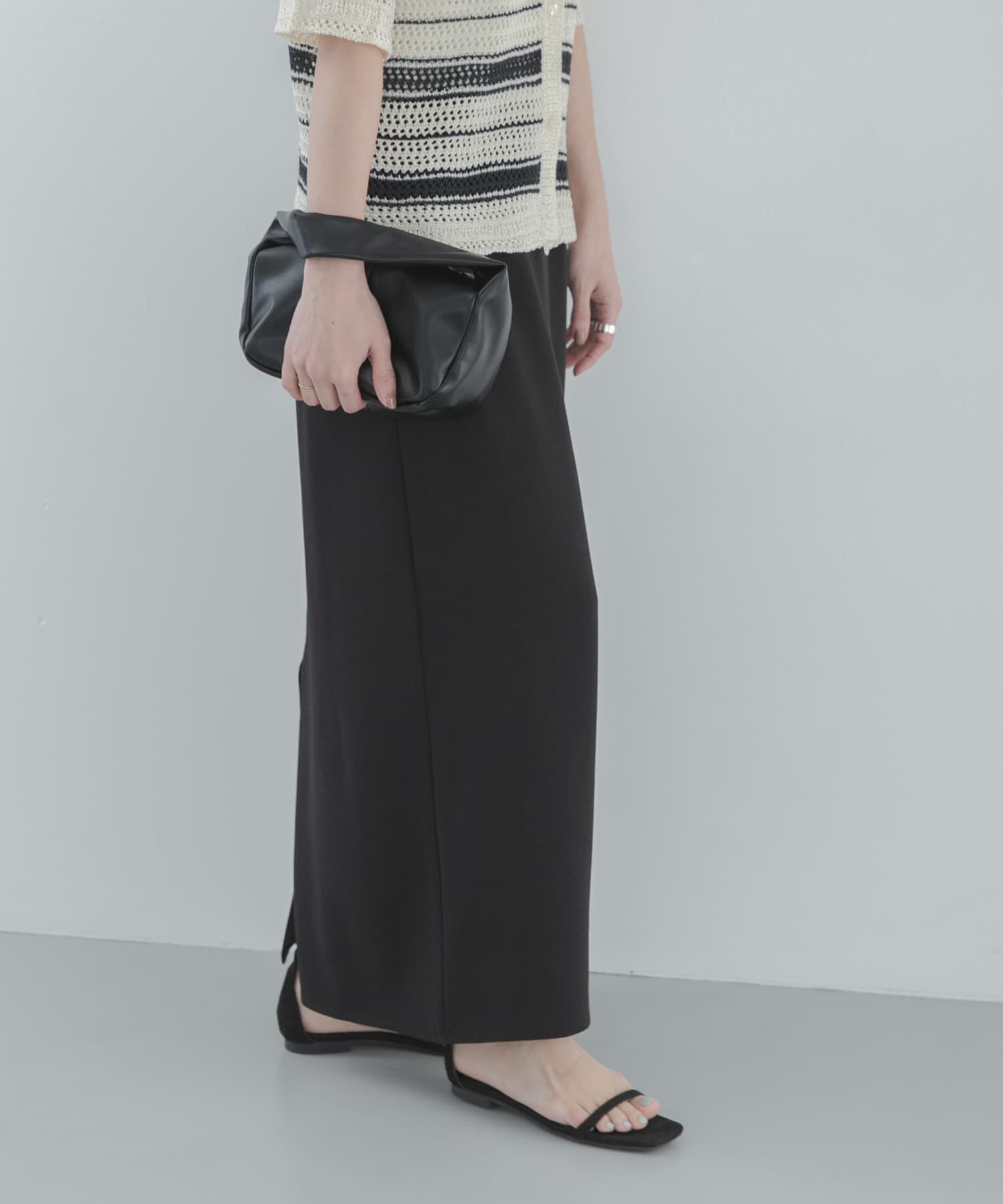 Sonny Label 「Iラインダブルクロススカート」|スカート|