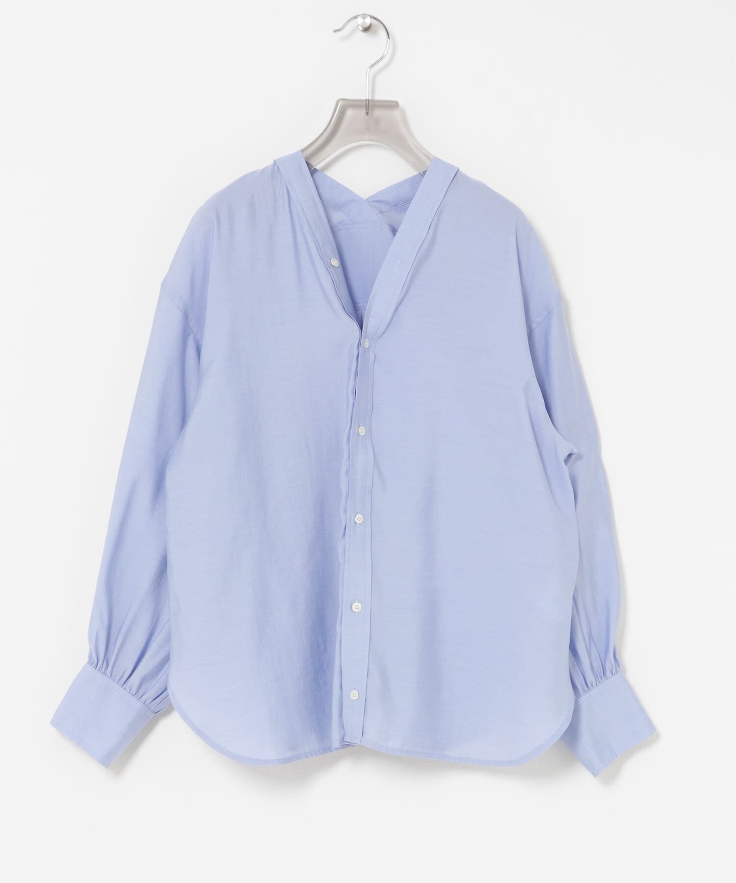 URBAN RESEARCH「ブロードカラーレスブラウス」|シャツ・ブラウス|