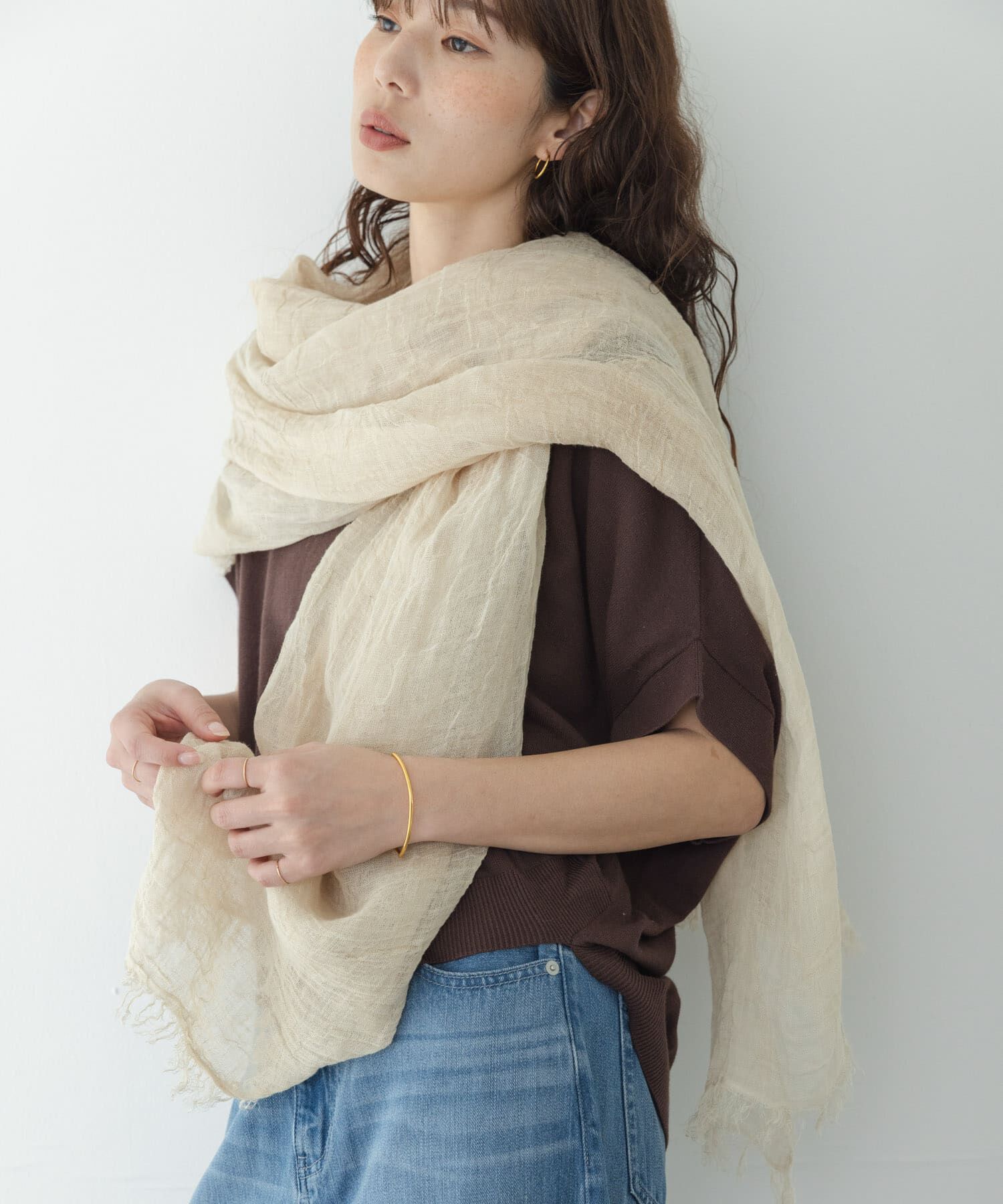 Sonny Label 「イタリア製リネンストール」|ストール|