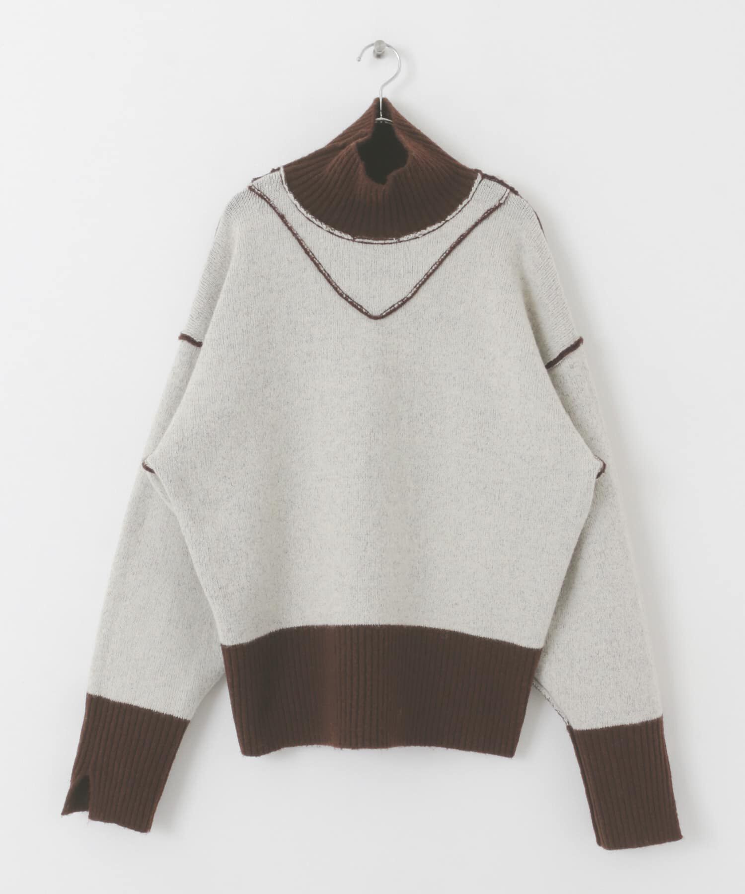  「リバーシブルタートルニット」|ニット・セーター|