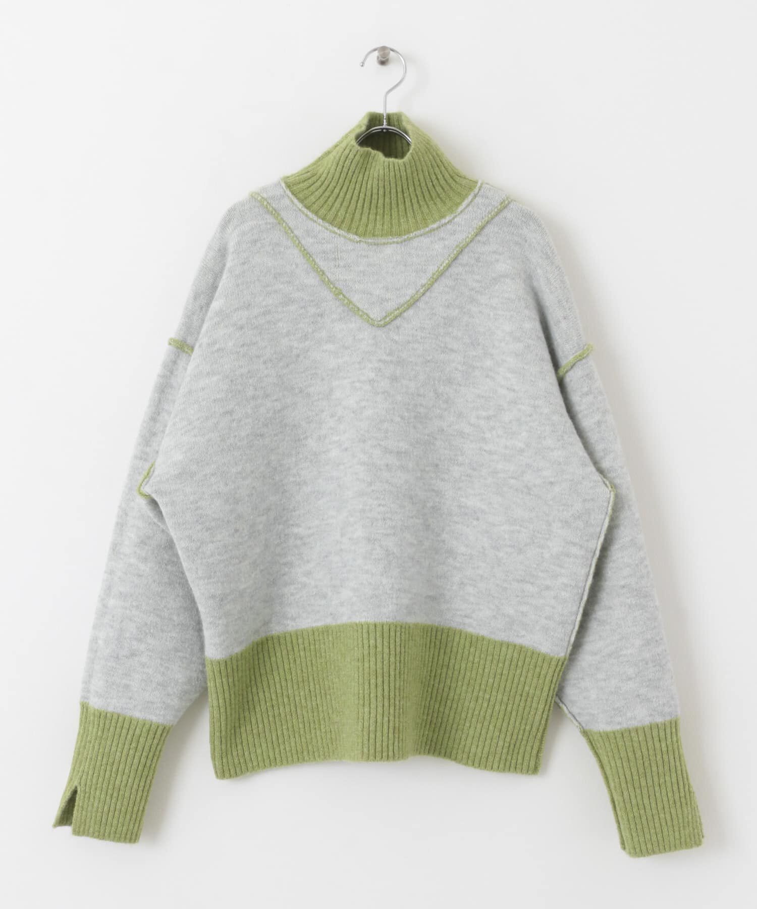  「リバーシブルタートルニット」|ニット・セーター|