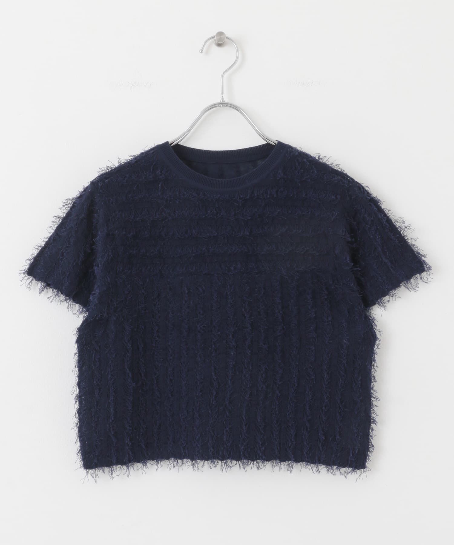  「ミニフリンジニットTEE」|ニット・セーター|