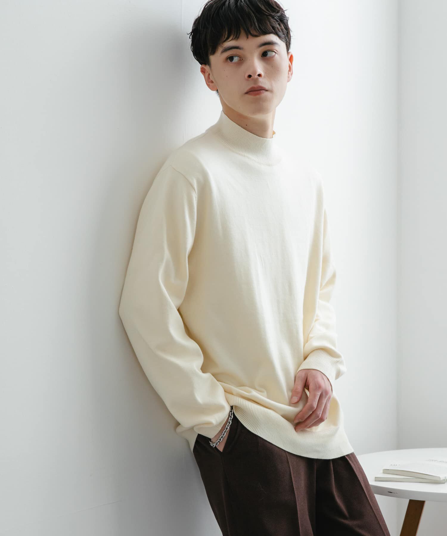 SENSE OF PLACE by URBAN RESEARCH「ストレッチモックネックニット」|ニット・セーター|