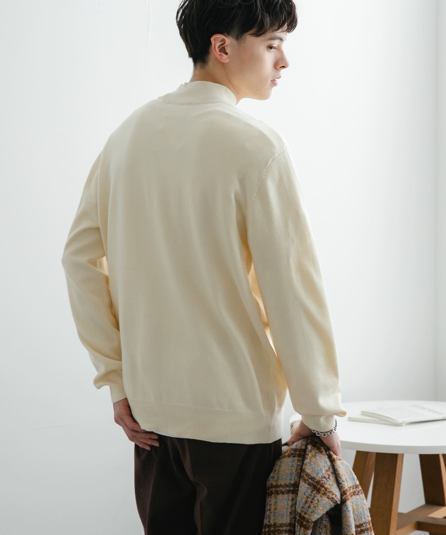 SENSE OF PLACE by URBAN RESEARCH「ストレッチモックネックニット」|ニット・セーター|