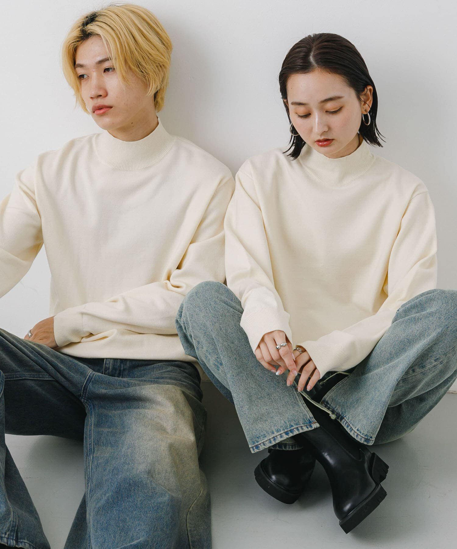 SENSE OF PLACE by URBAN RESEARCH「ストレッチモックネックニット」|ニット・セーター|