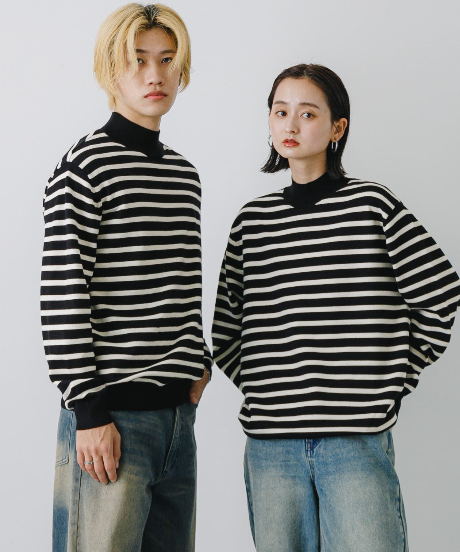 SENSE OF PLACE by URBAN RESEARCH「ストレッチモックネックニット」|ニット・セーター|