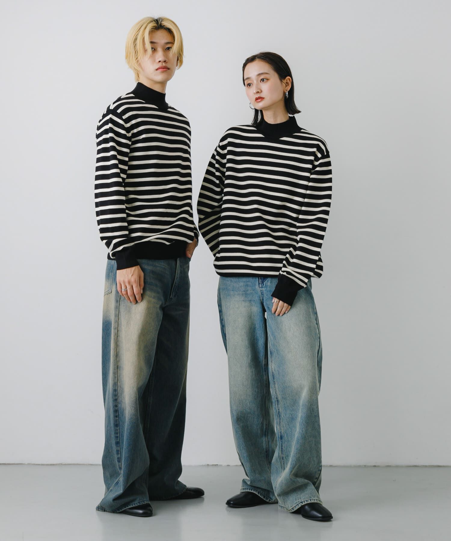 SENSE OF PLACE by URBAN RESEARCH「ストレッチモックネックニット」|ニット・セーター|