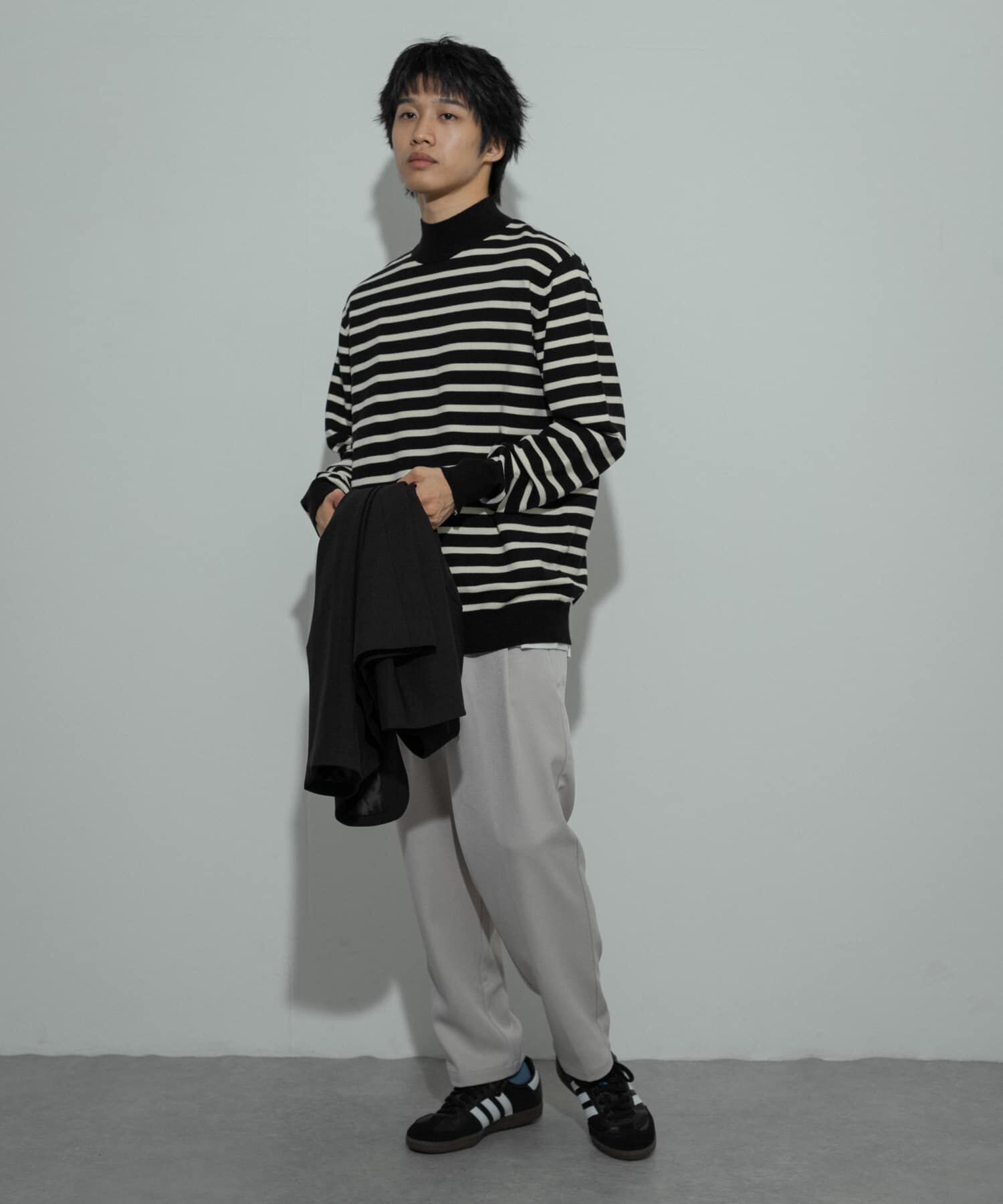 SENSE OF PLACE by URBAN RESEARCH「ストレッチモックネックニット」|ニット・セーター|