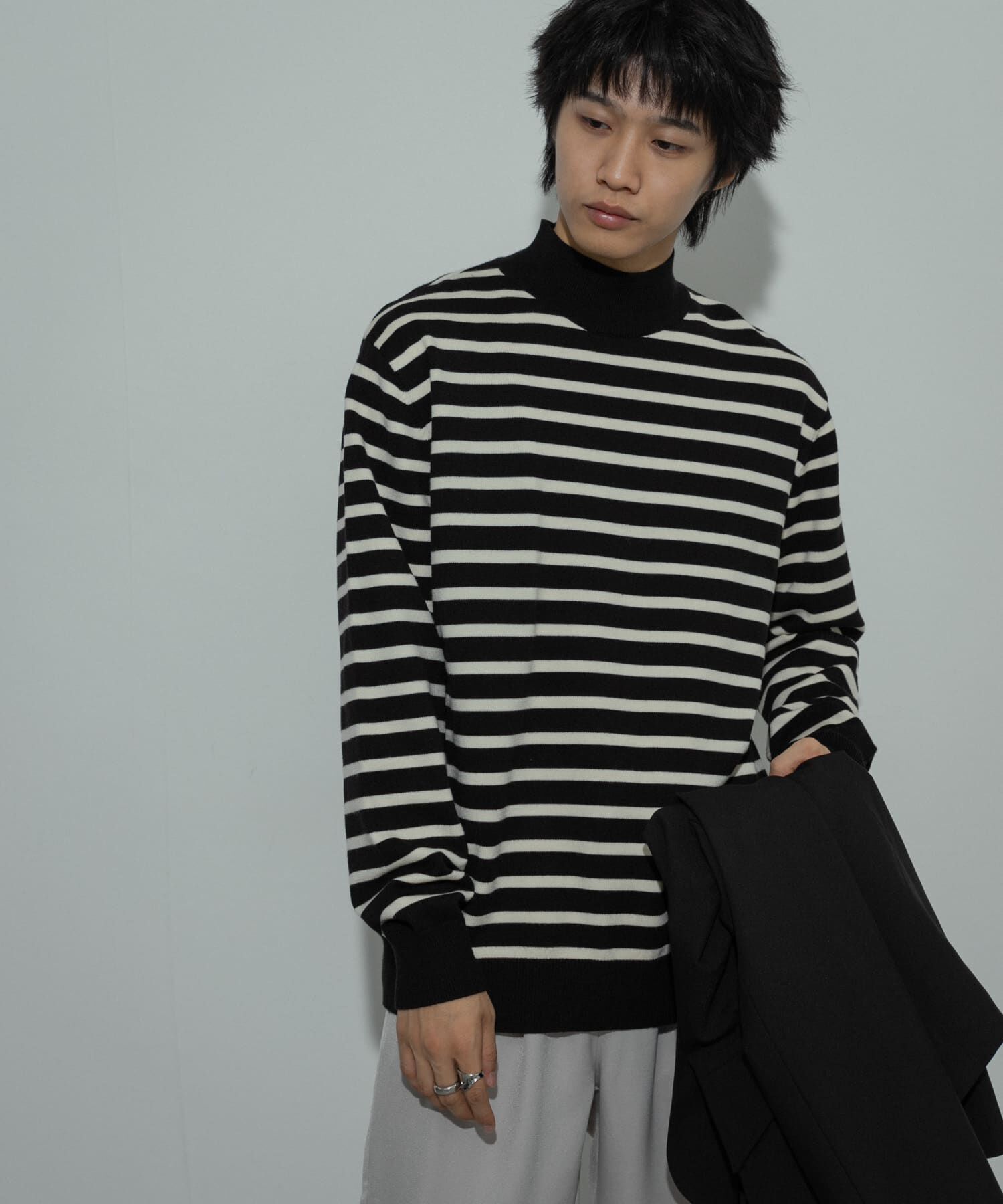 SENSE OF PLACE by URBAN RESEARCH「ストレッチモックネックニット」|ニット・セーター|