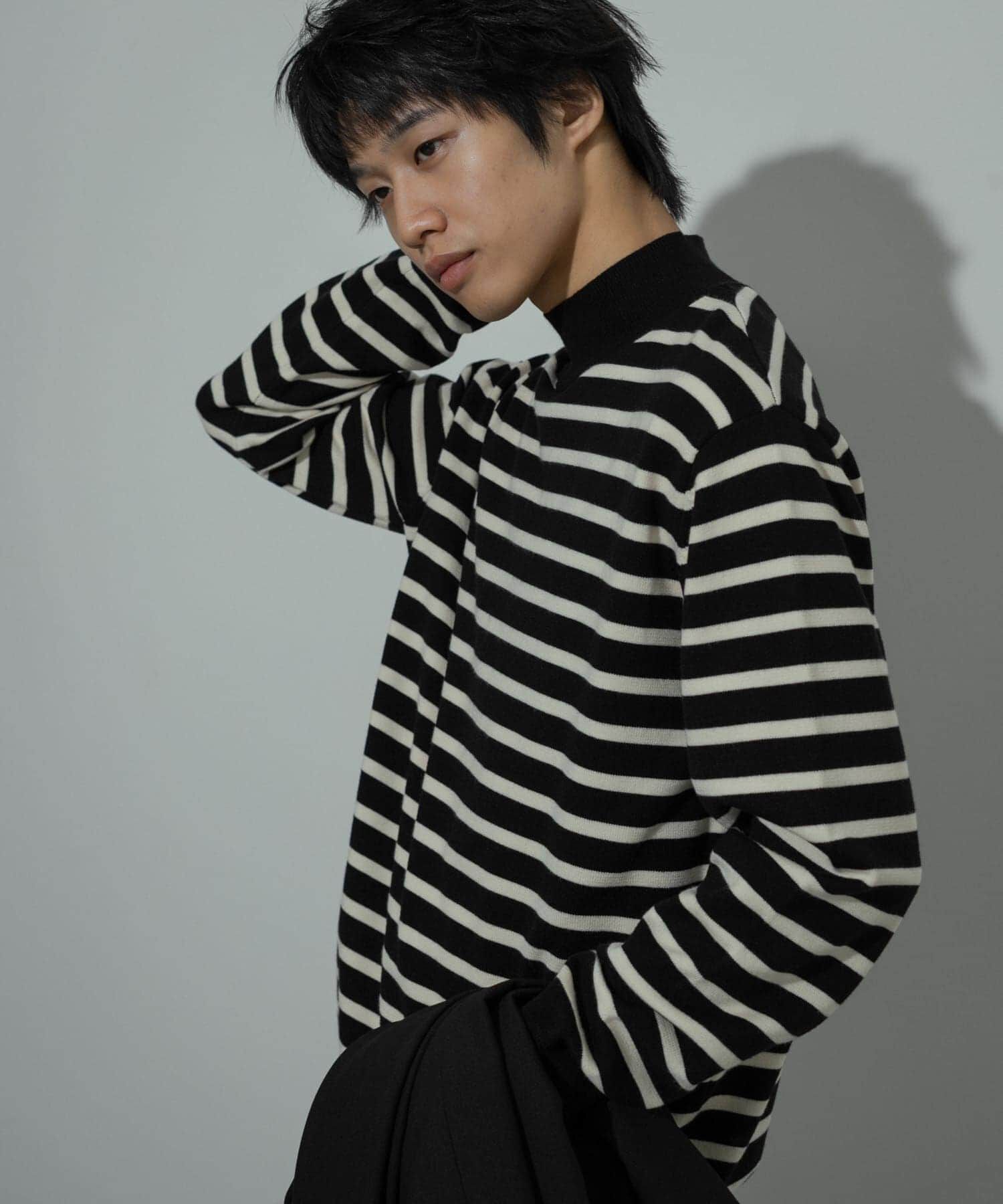 SENSE OF PLACE by URBAN RESEARCH「ストレッチモックネックニット」|ニット・セーター|