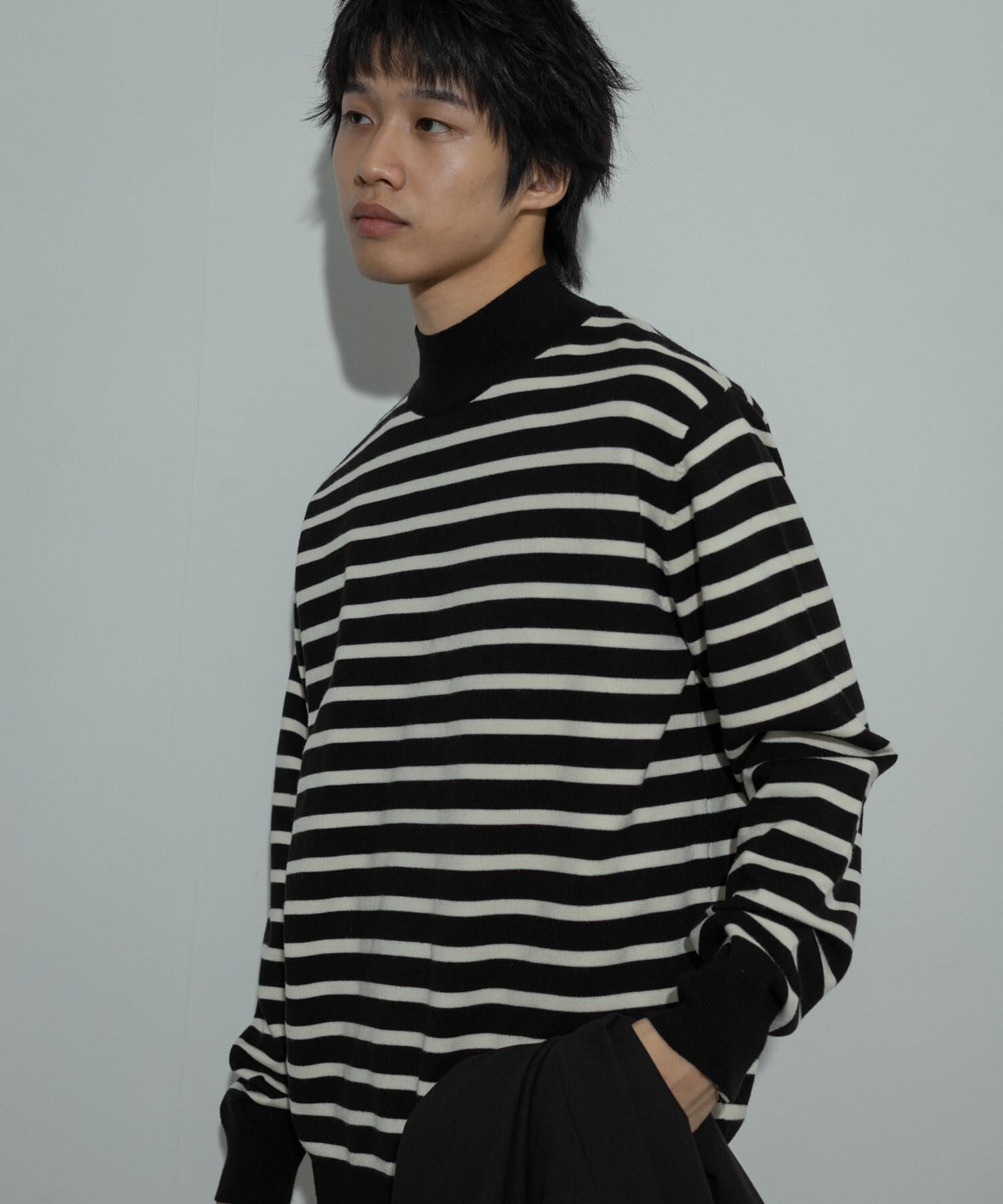 SENSE OF PLACE by URBAN RESEARCH「ストレッチモックネックニット」|ニット・セーター|