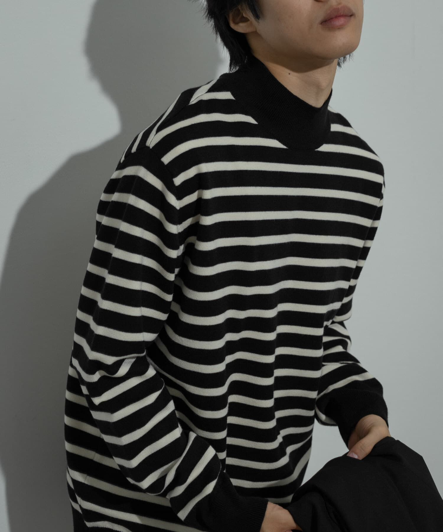 SENSE OF PLACE by URBAN RESEARCH「ストレッチモックネックニット」|ニット・セーター|