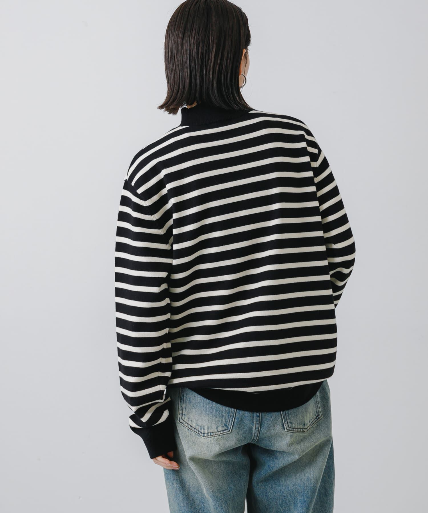 SENSE OF PLACE by URBAN RESEARCH「ストレッチモックネックニット」|ニット・セーター|