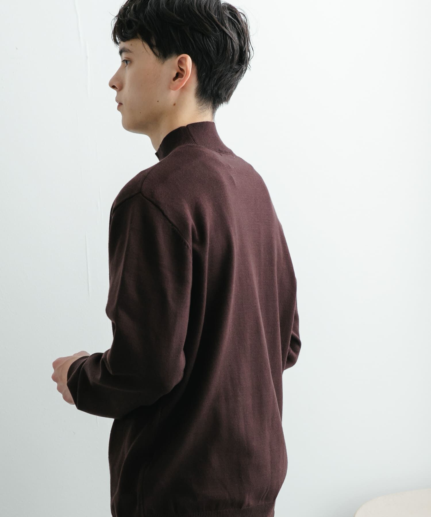 SENSE OF PLACE by URBAN RESEARCH「ストレッチモックネックニット」|ニット・セーター|