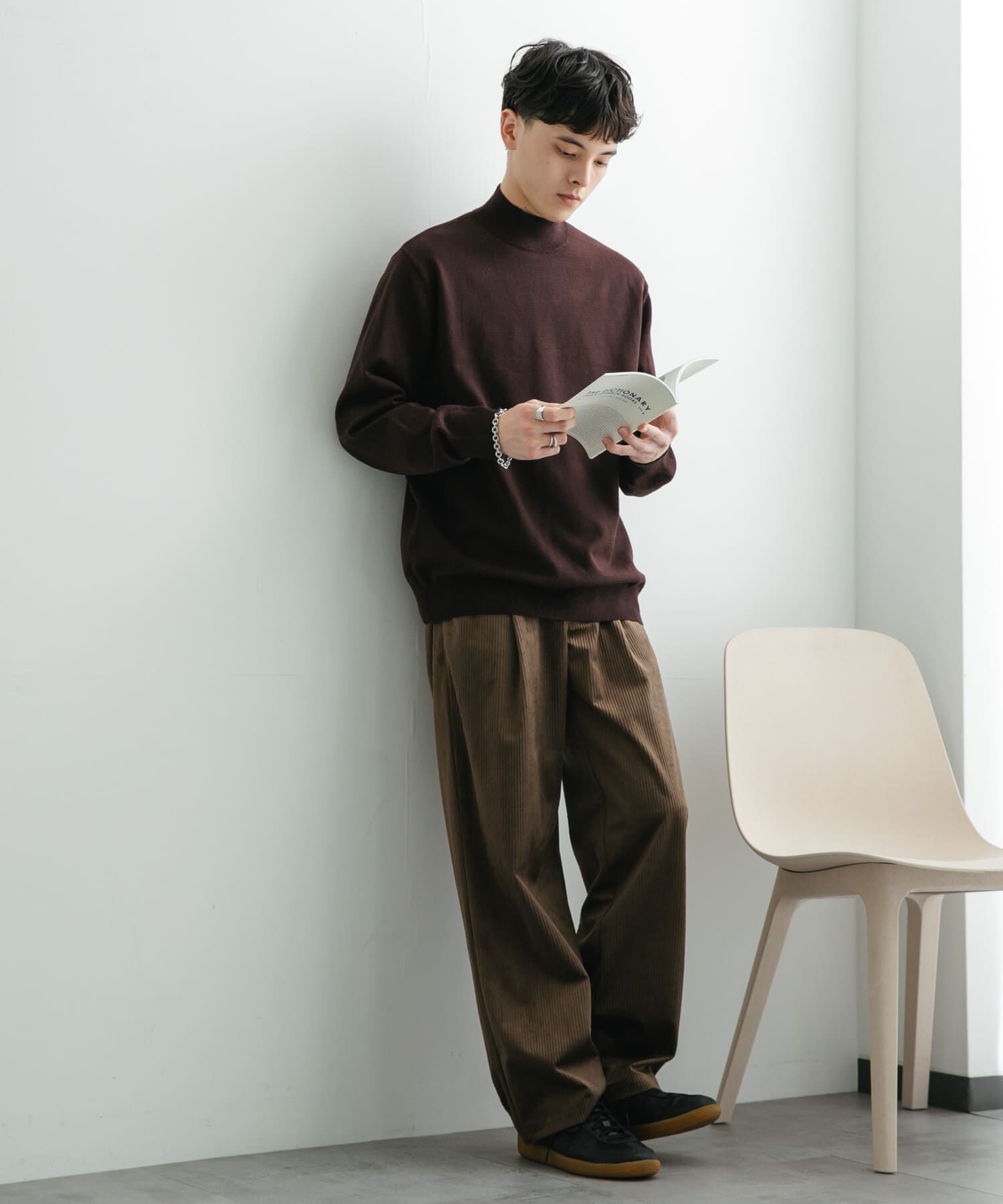 SENSE OF PLACE by URBAN RESEARCH「ストレッチモックネックニット」|ニット・セーター|