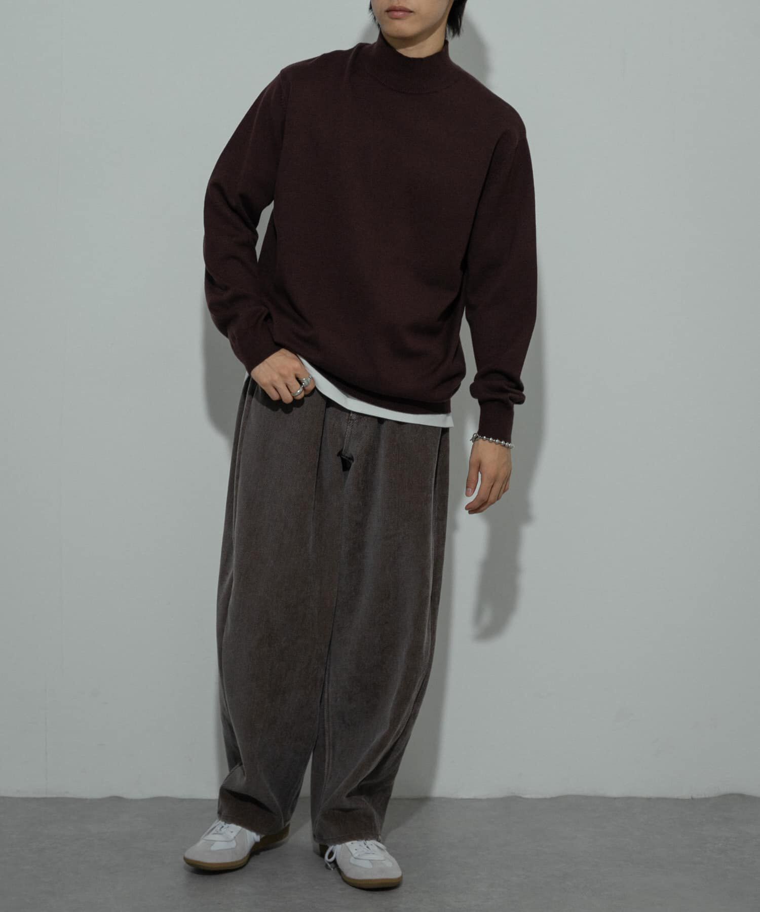 SENSE OF PLACE by URBAN RESEARCH「ストレッチモックネックニット」|ニット・セーター|