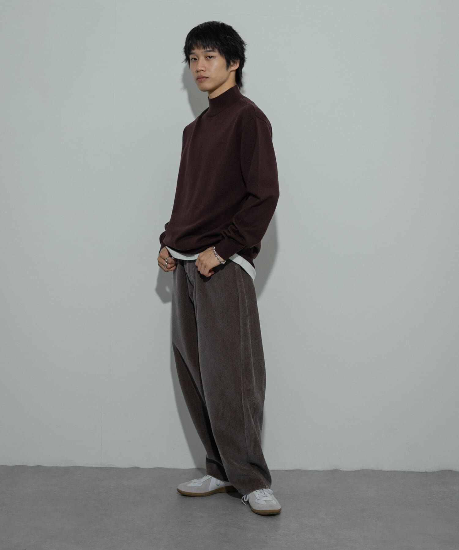 SENSE OF PLACE by URBAN RESEARCH「ストレッチモックネックニット」|ニット・セーター|