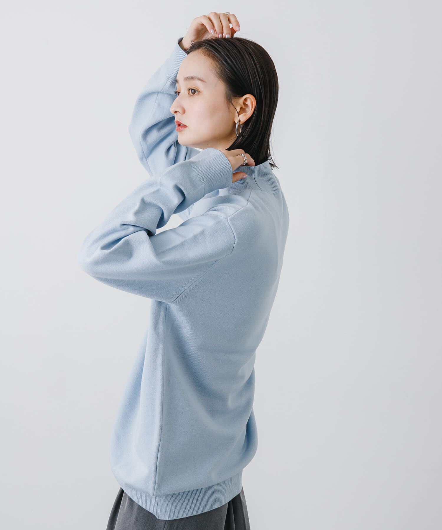 SENSE OF PLACE by URBAN RESEARCH「ストレッチモックネックニット」|ニット・セーター|